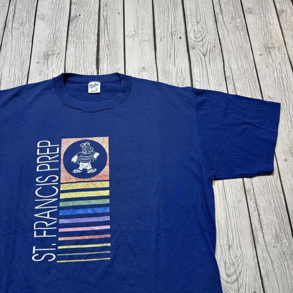 Velva Sheen × Vintage Vintage St Francis Prep tee Size US XL / EU 56 / 4 - 3 Thumbnail