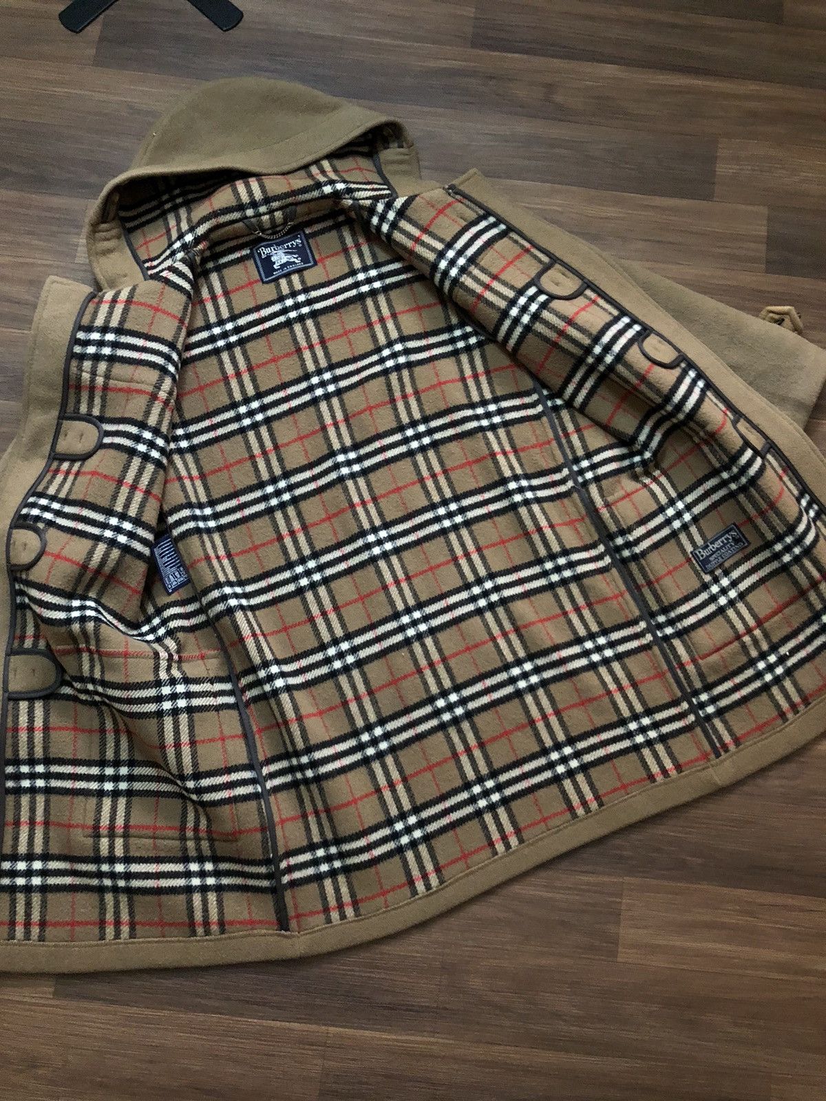 American Trench × Burberry Manteau vintage en laine et cachemire Burberry Size 38L - 1 Thumbnail