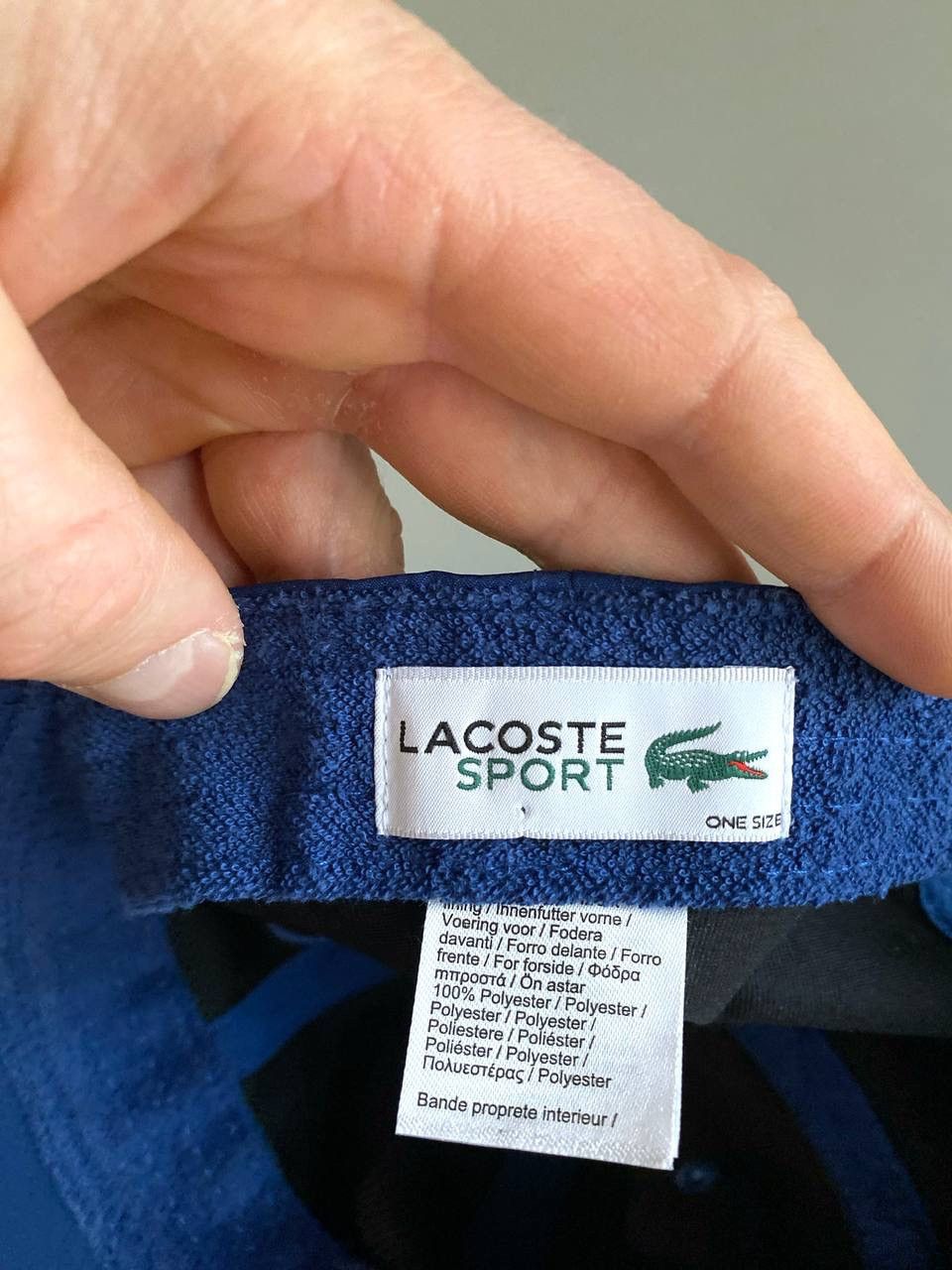 Lacoste Lacoste Sport Blue Royal Cap, One Size Size ONE SIZE - 11 Thumbnail