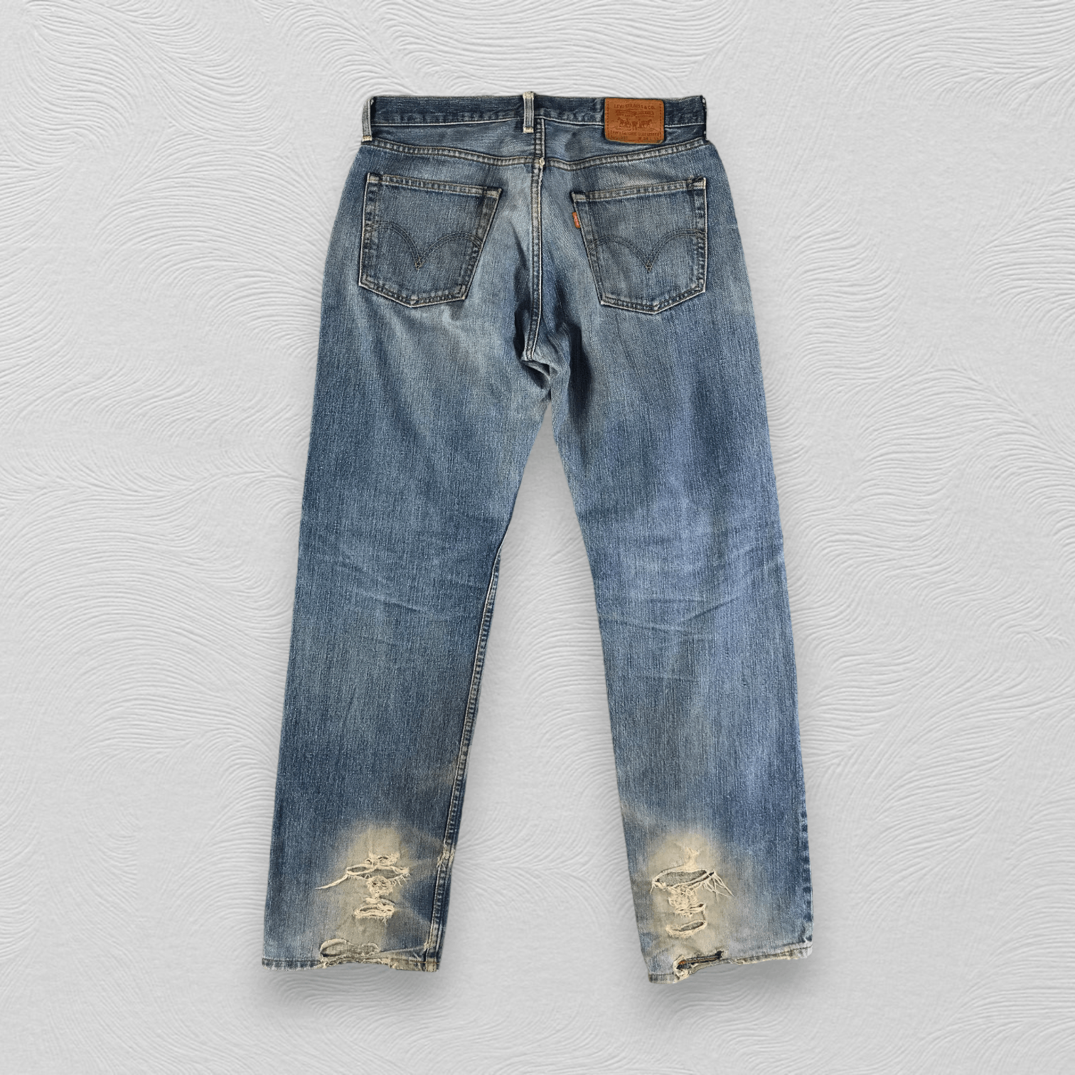 Levi's Distress Vintage Levis 503 Jeans Rusty Denim KJ2245 Size US 34 / EU 50 - 2 Thumbnail