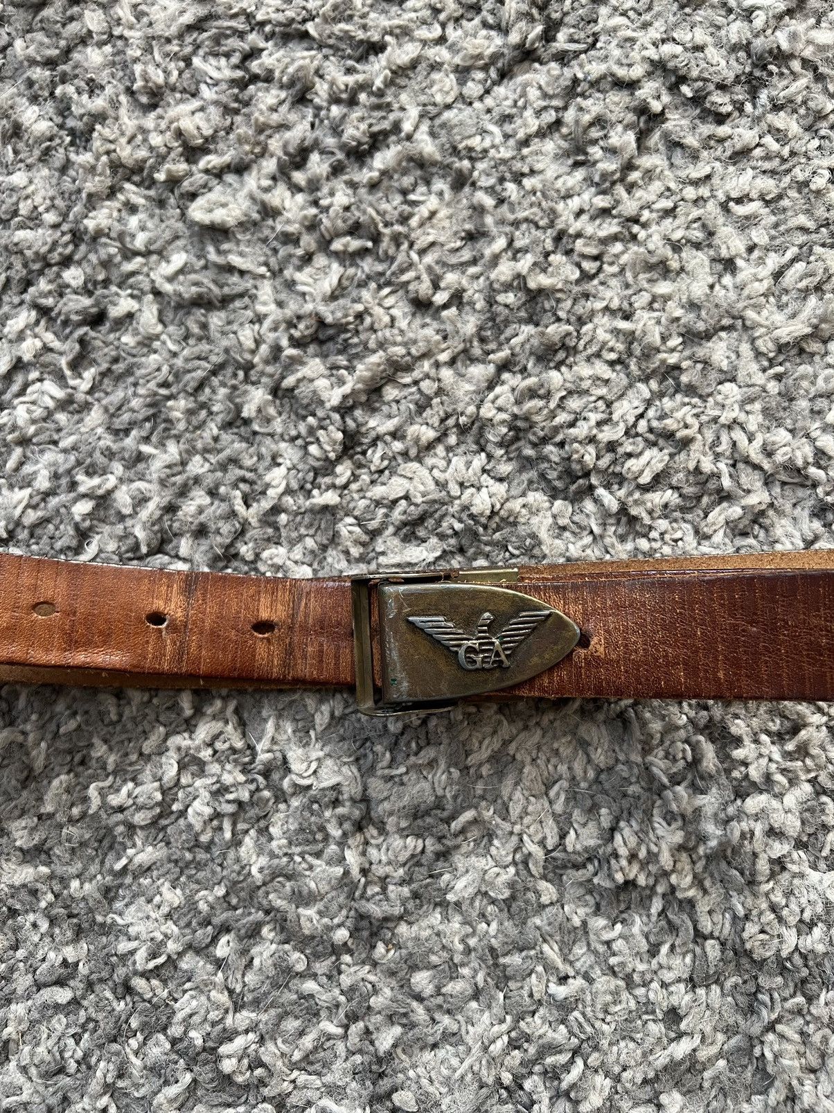 Designer × Giorgio Armani Giorgio Armani archiving belt leather Size ONE SIZE - 2 Thumbnail