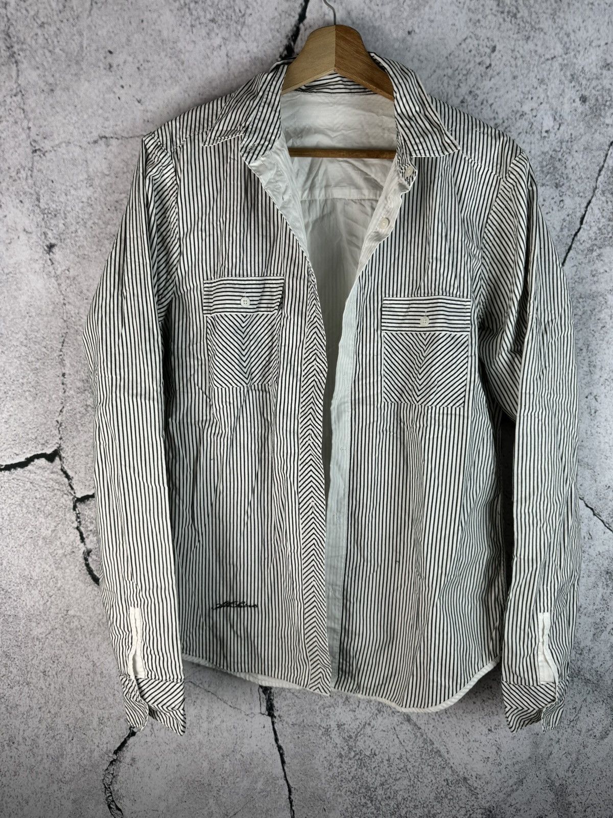 Designer Vintage Allsaints Shirt Long Sleeve Travis Y2K Luxury Rare Size US M / EU 48-50 / 2 - 2 Thumbnail