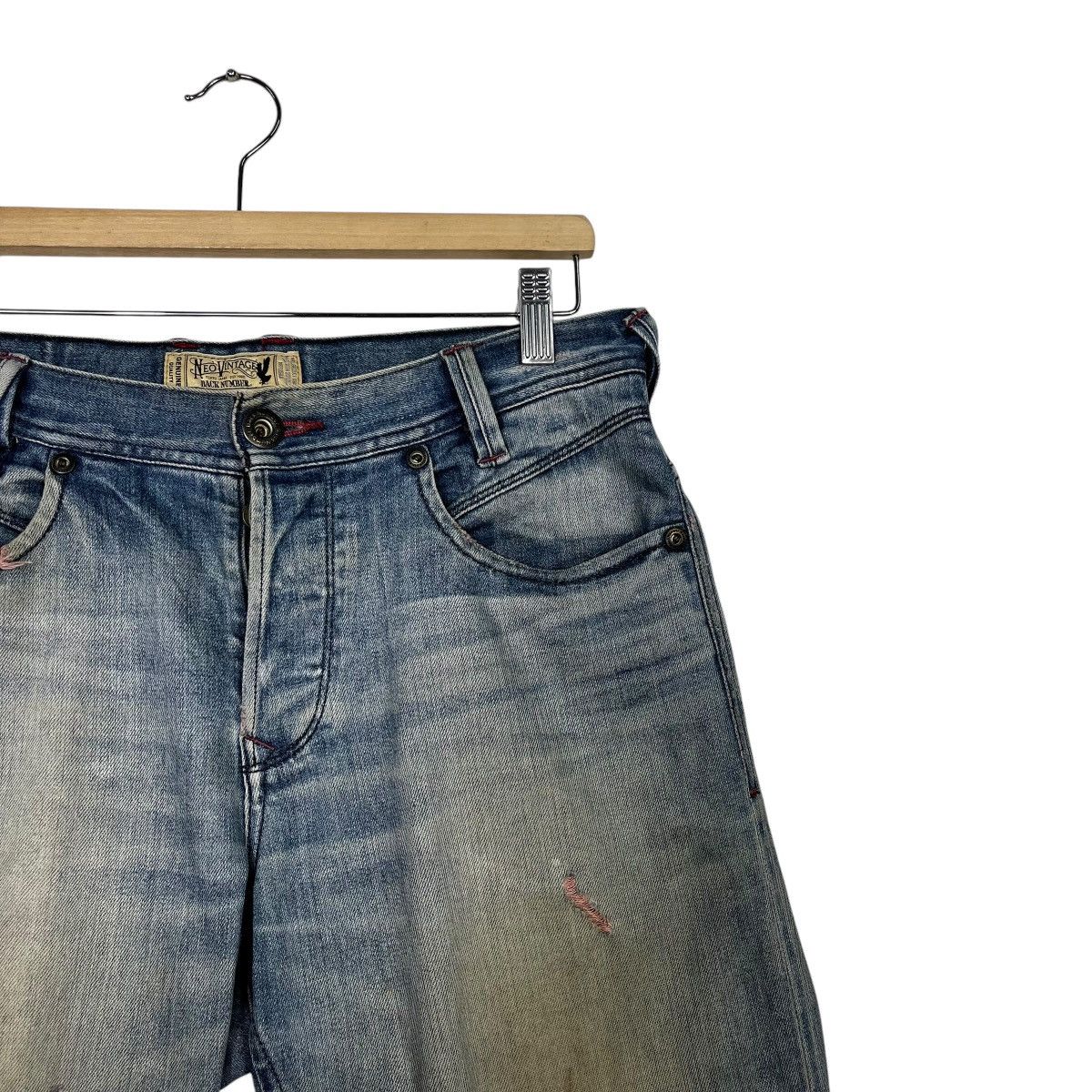 Japanese Brand × Vintage Vintage Back Number Distressed Denim Size 32" / US 10 / IT 46 - 5 Thumbnail