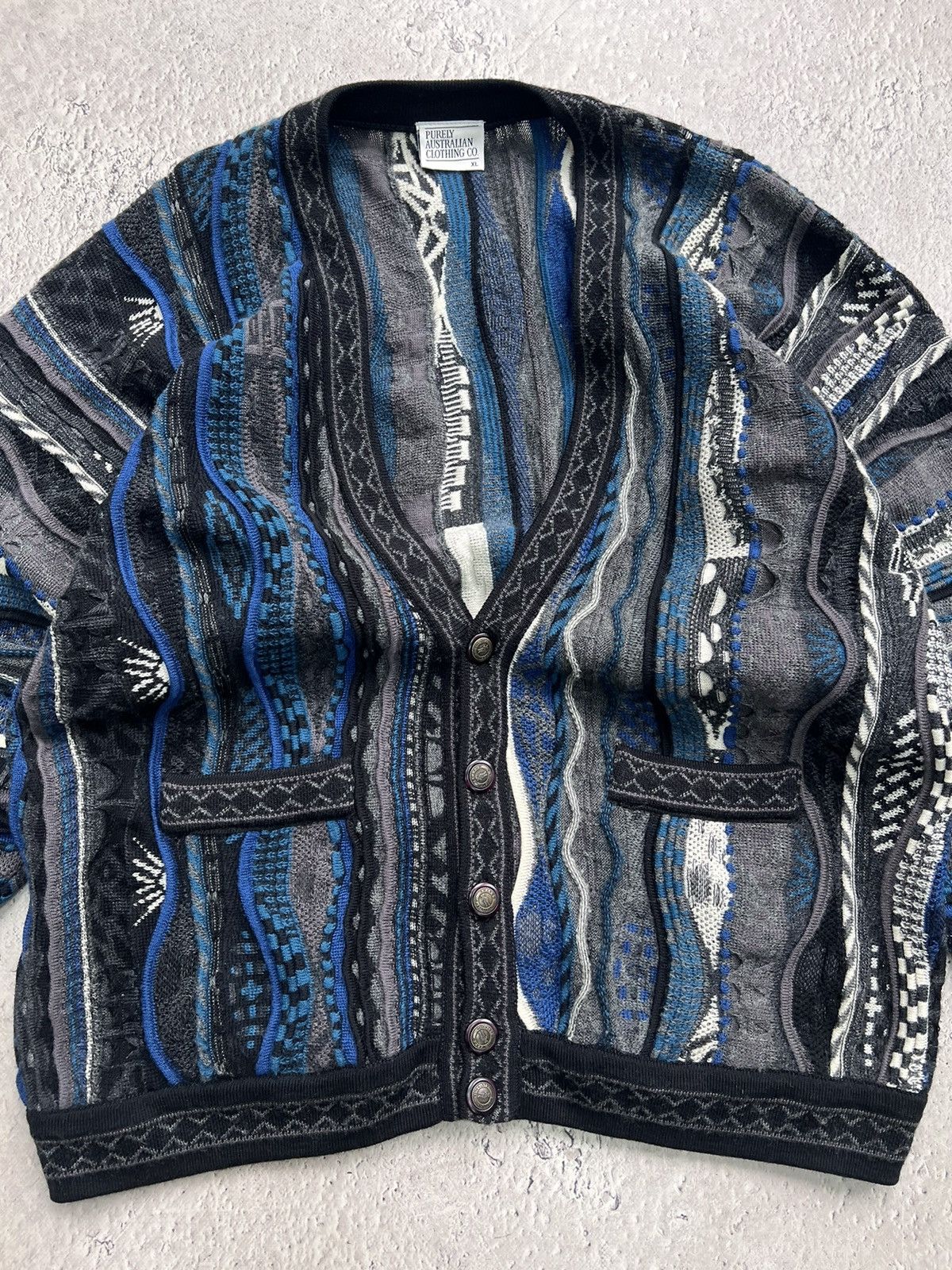 Carlo Colucci × Coogi × Vintage Rare Vintage CARLO COLUCCI Cardigan Sweater Coogi Size US XL / EU 56 / 4 - 3 Thumbnail