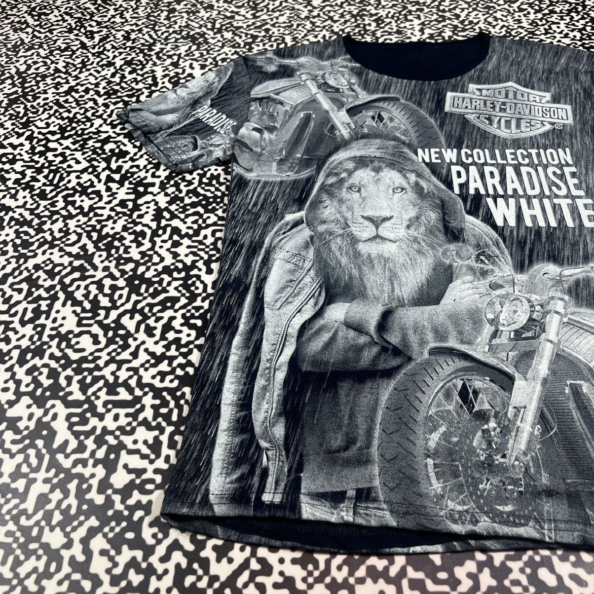 Harley Davidson Vintage Y2K Harley Davidson Over Print Biker Cycles T-shirt Size US M / EU 48-50 / 2 - 8 Thumbnail