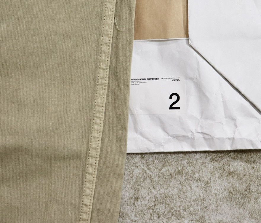 Visvim Visvim 21aw Eiger Sanction Pants Dmgd，size2 Khaki Size US 36 / EU 52 - 6 Thumbnail