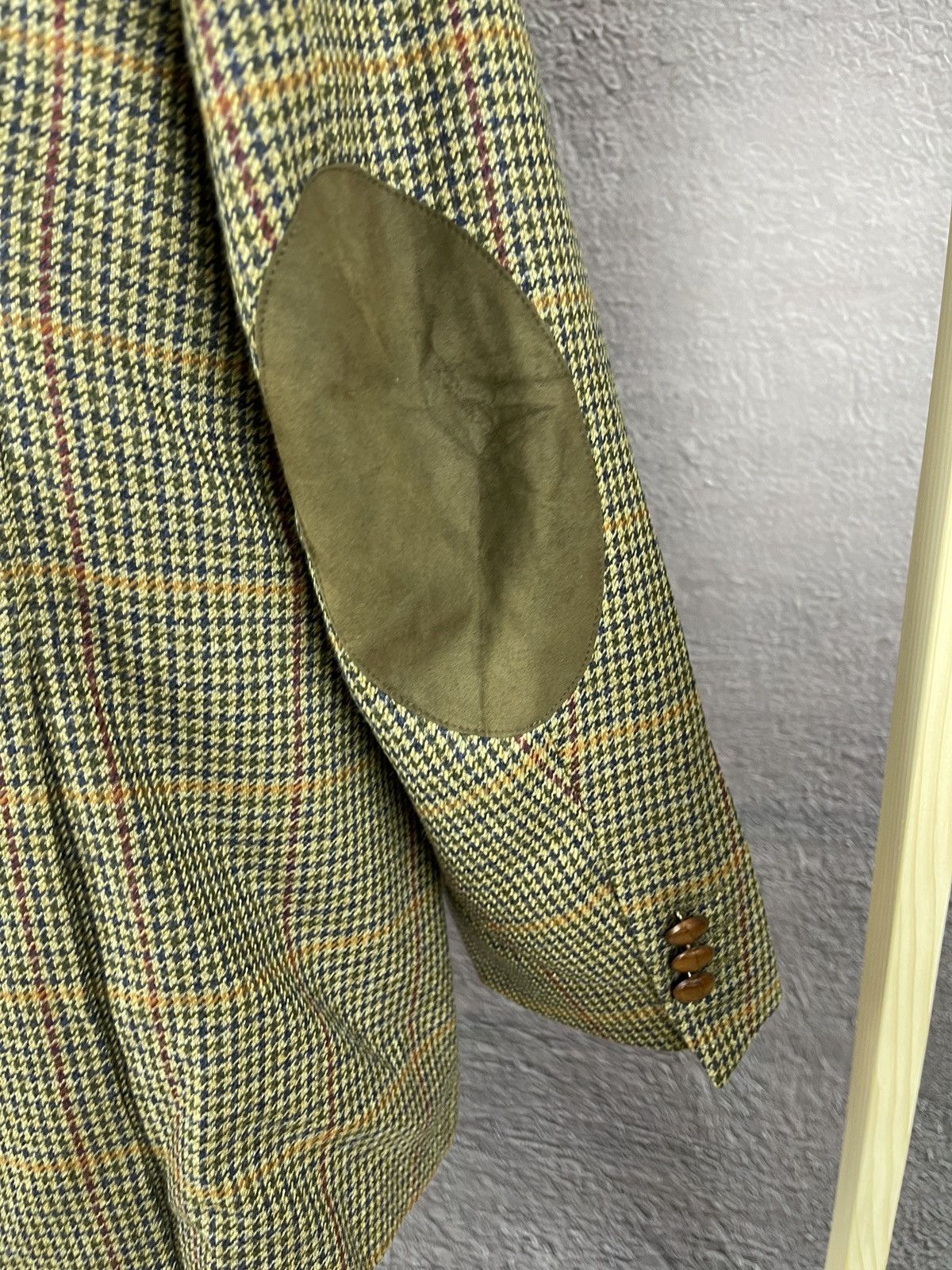 Burberry Burberry London luxury wool tweed Houndstooth blazer size 26 Size 46R - 14 Thumbnail