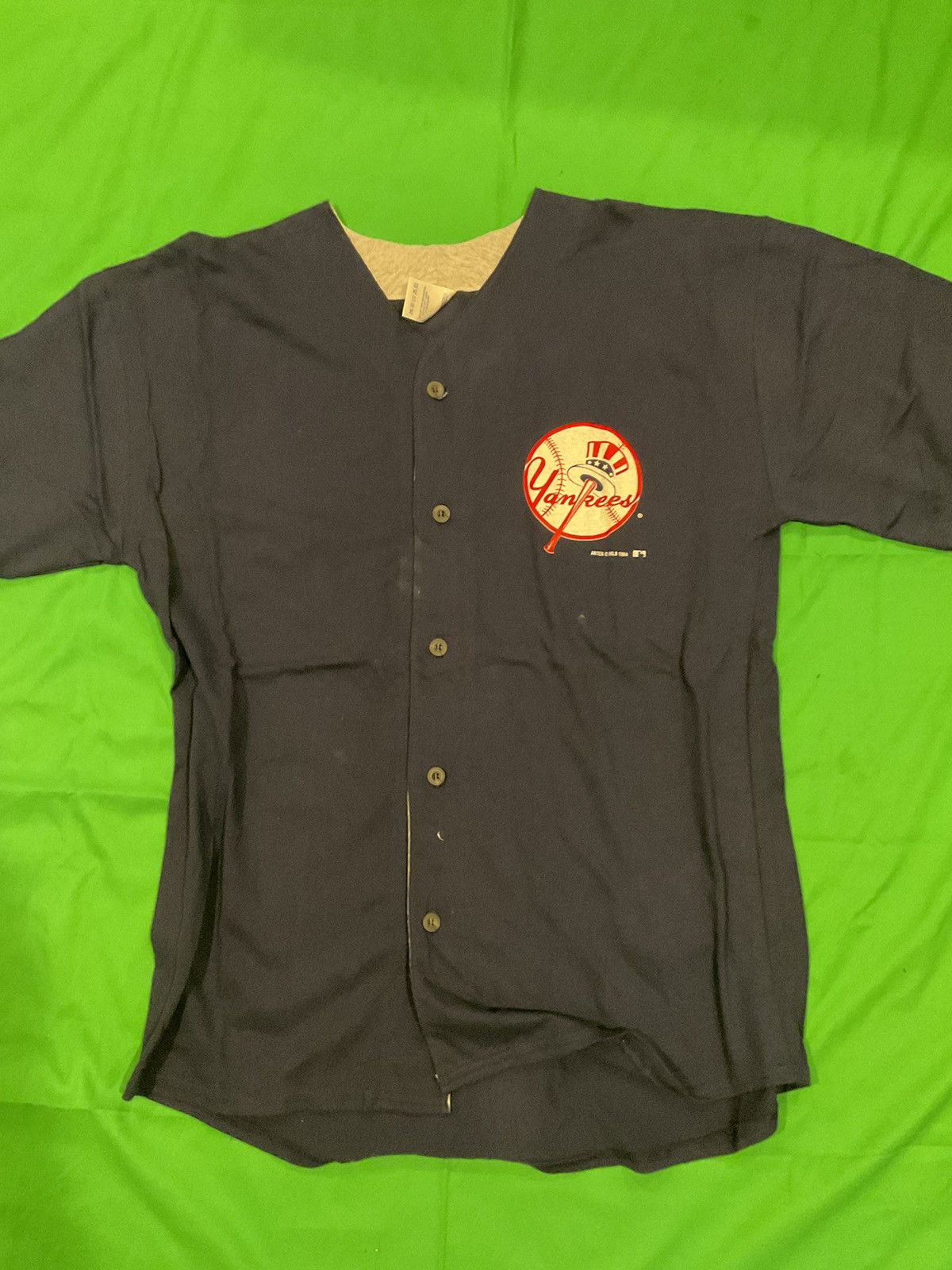 MLB × Vintage 1990s New York Yankees baseball jersey Size US L / EU 52-54 / 3 - 1 Thumbnail