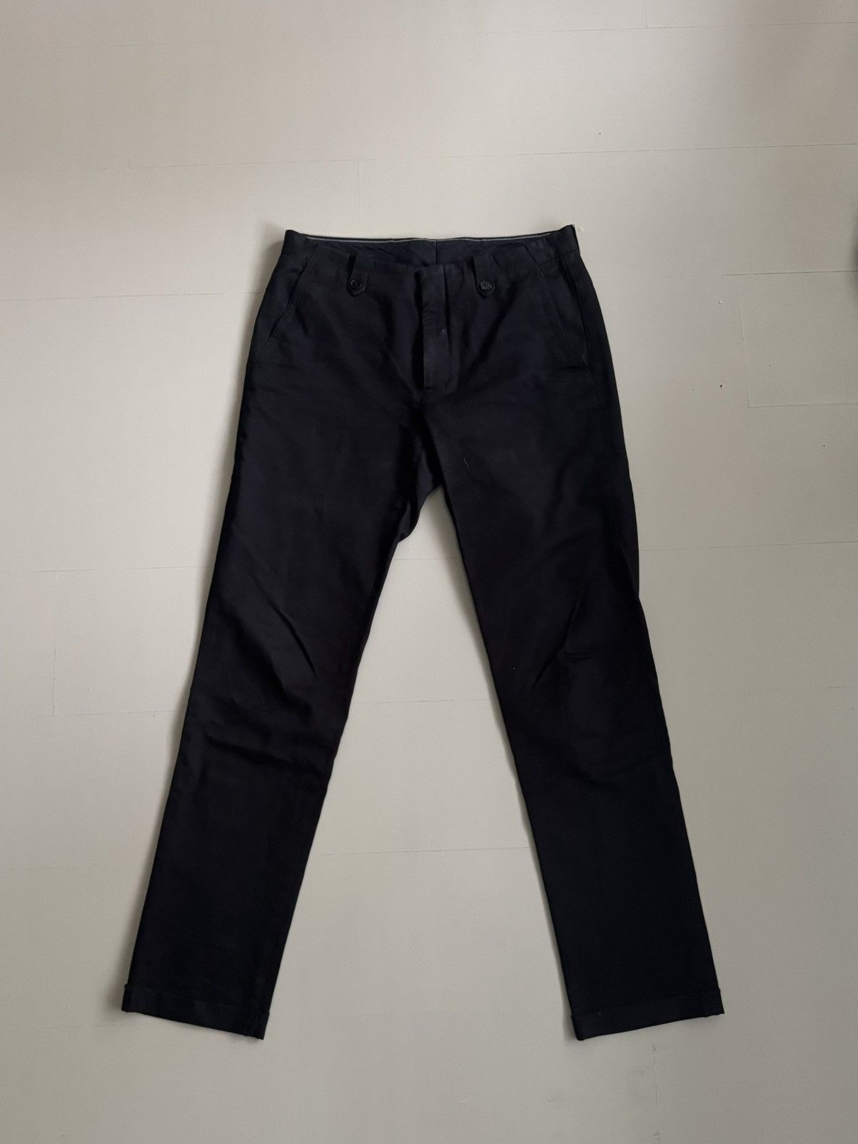 Maison Margiela Maison Margiela Zip Detail Cotton Trousers Size US 31 - 2 Thumbnail