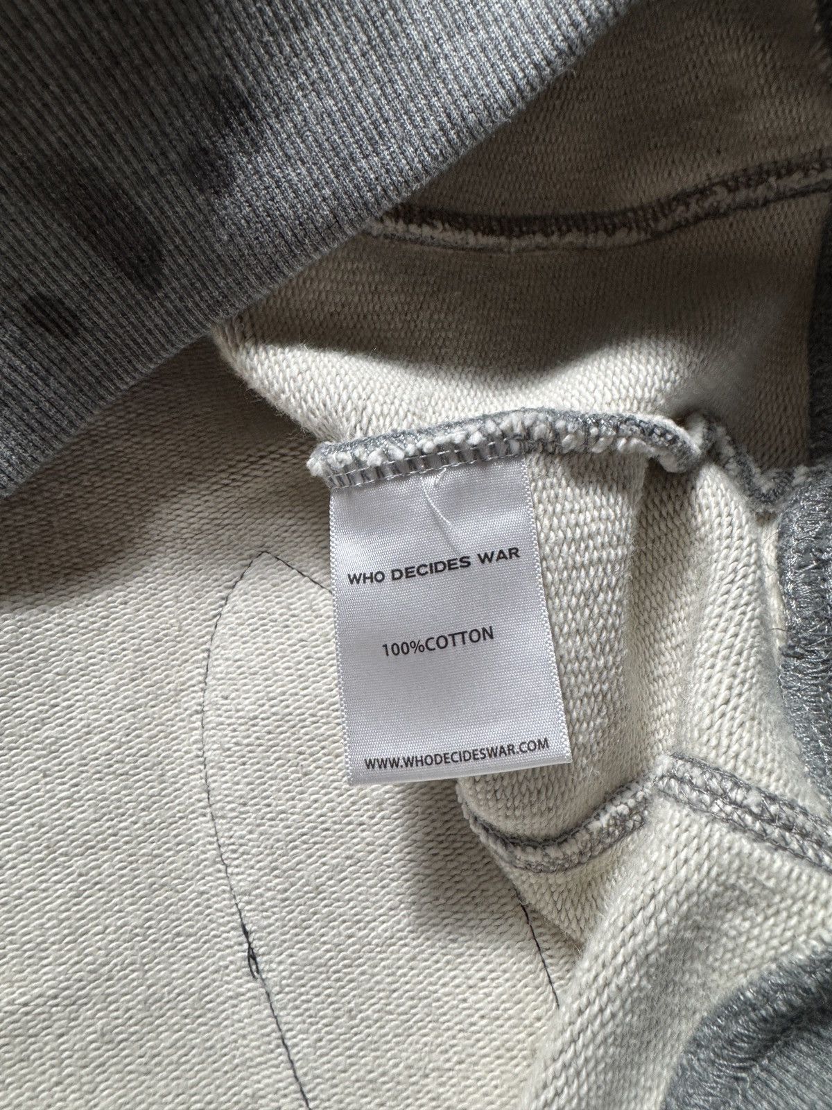 Who Decides War Who Decides War Faded WDW Pullover Hoodie 'Vintage Grey' Size US XL / EU 56 / 4 - 13 Thumbnail