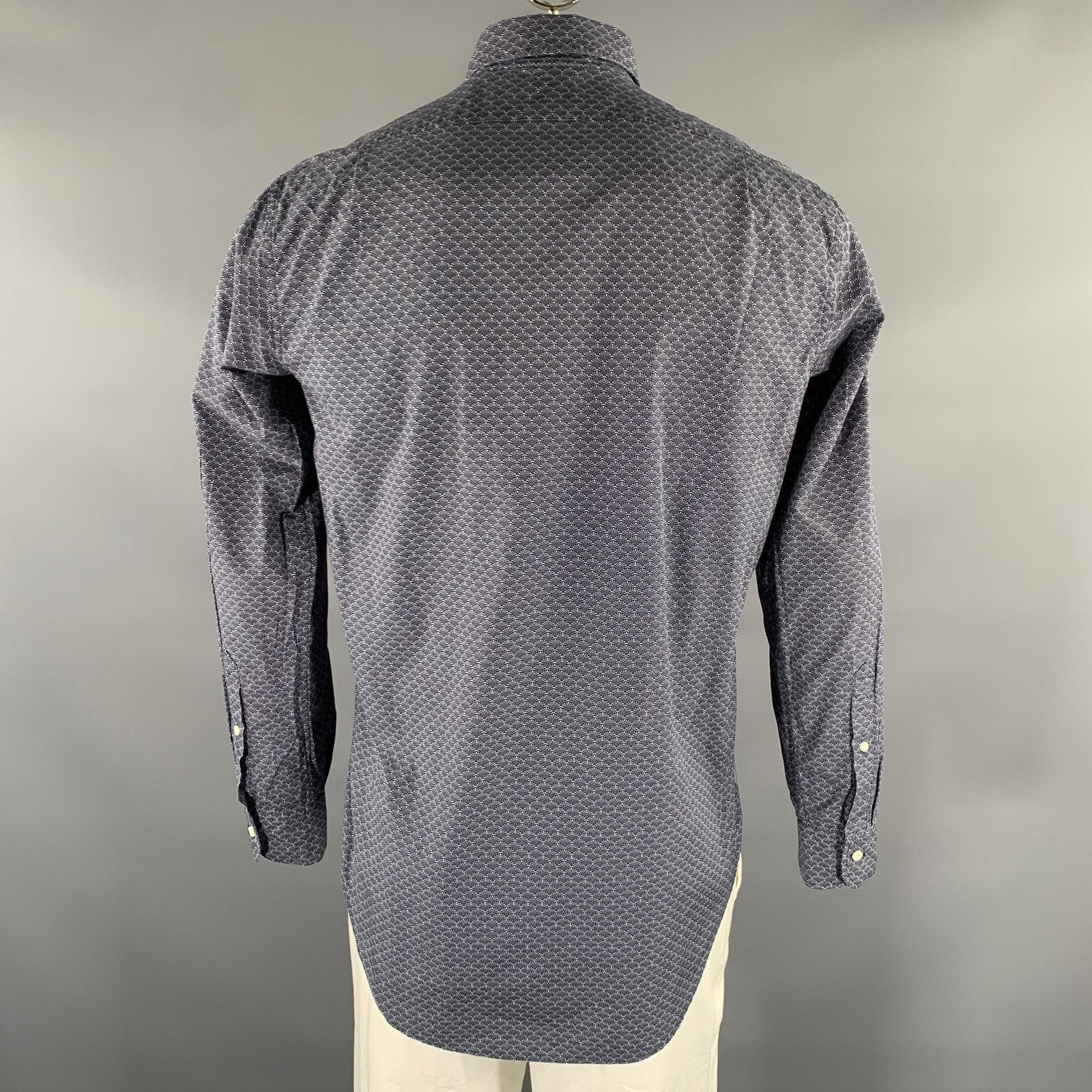 Sid Mashburn SID MASHBURN L Speckled Cotton Button Up Long Sleeve Shirt Size US L / EU 52-54 / 3 - 4 Thumbnail