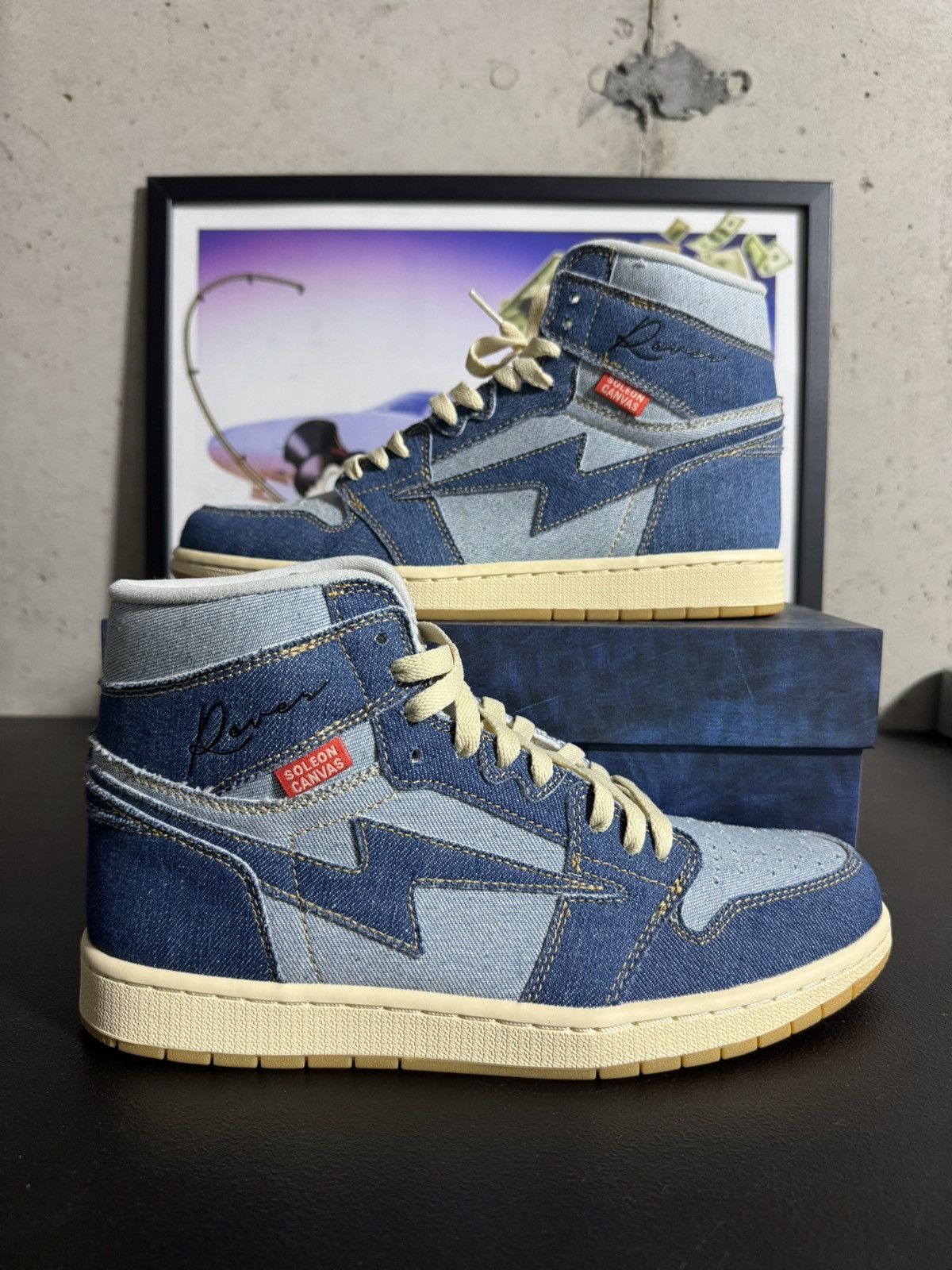 Air KIY Reves Sport ‘85 High - Denim Wash