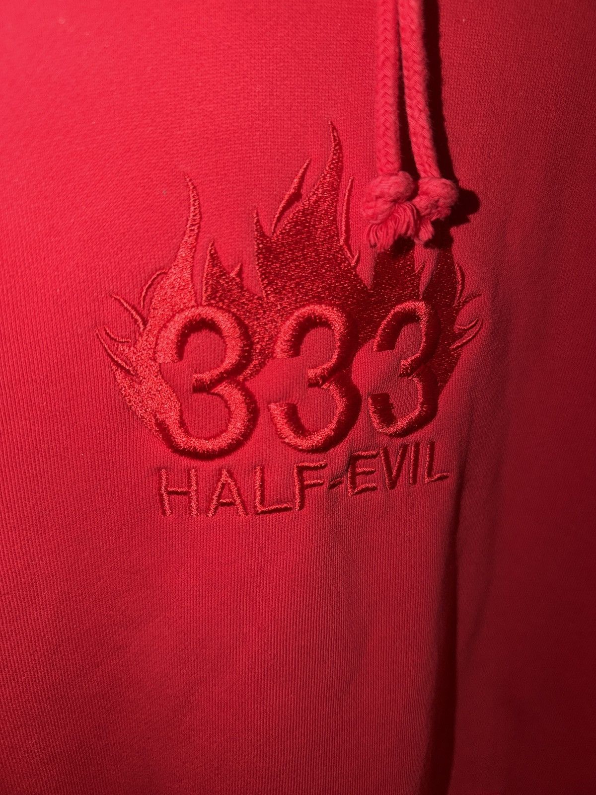 Half Evil Half Evil Red Flame Logo Tonal Hoodie Size US L / EU 52-54 / 3 - 3 Thumbnail