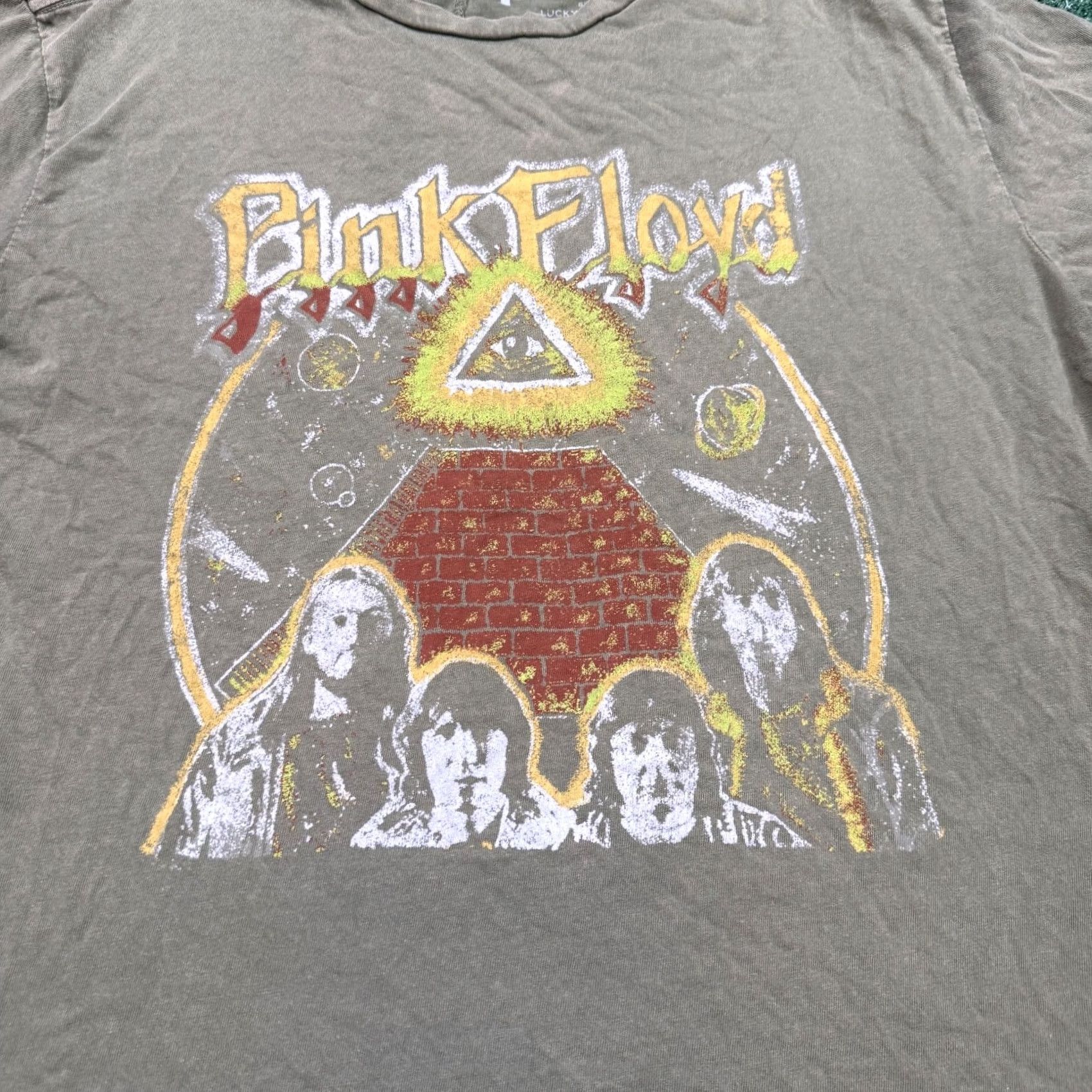 Lucky Brand Lucky Brand Pink Floyd T-Shirt Women's S Green Olive Short Sleeve Crew Neck Casual Music Rock Size 28" / US 6 / IT 42 - 2 Thumbnail