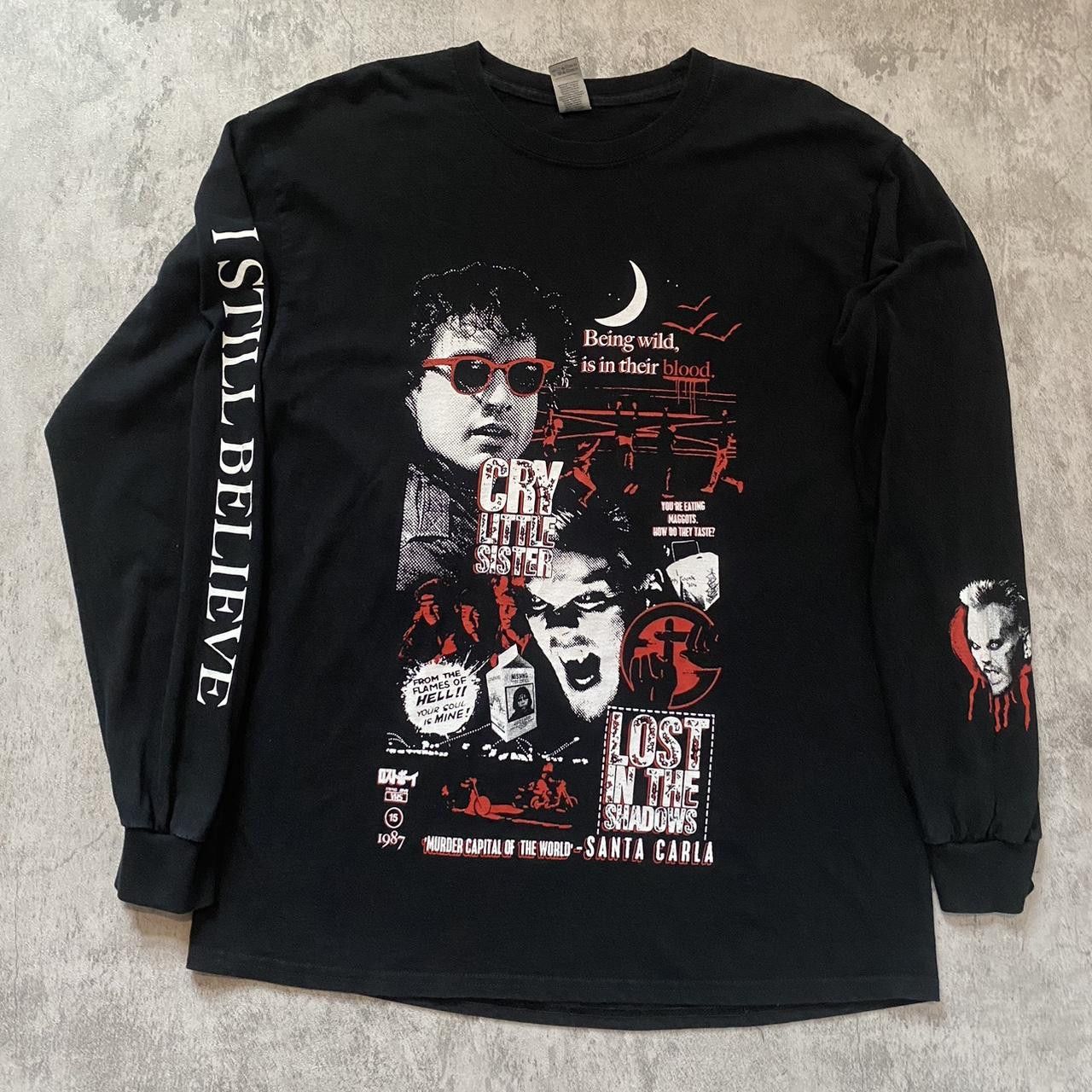 Gildan Black long sleeve "I Still Believe" shirt #goth Death Size US L / EU 52-54 / 3 - 1 Thumbnail