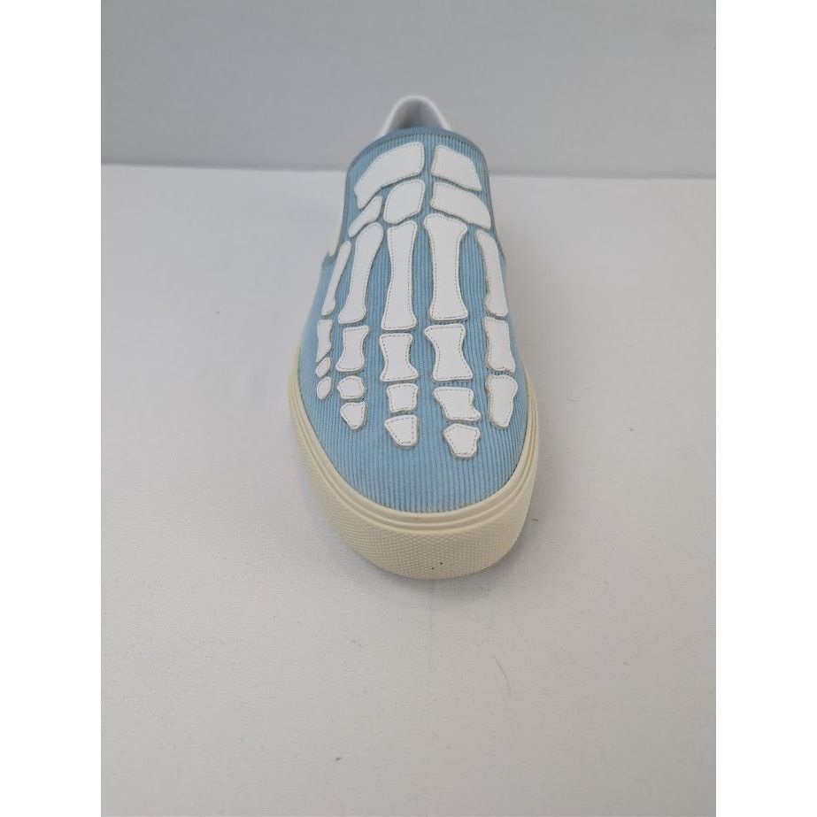 Amiri o1rshd1 Corduroy Skel Toe Slip On in Light Blue/White Size US 13 / EU 46 - 15 Thumbnail