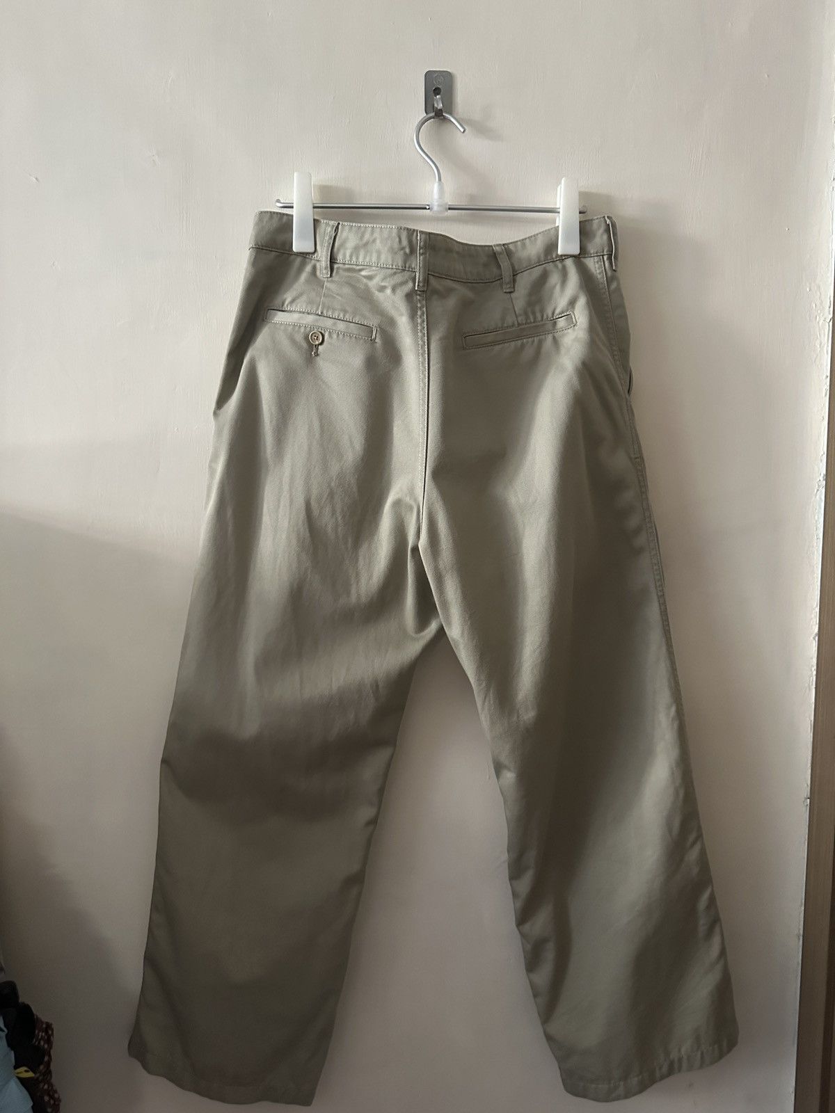Celine Celine Pantaloni Pantalor raw wash beige twill pants Size US 32 / EU 48 - 3 Thumbnail
