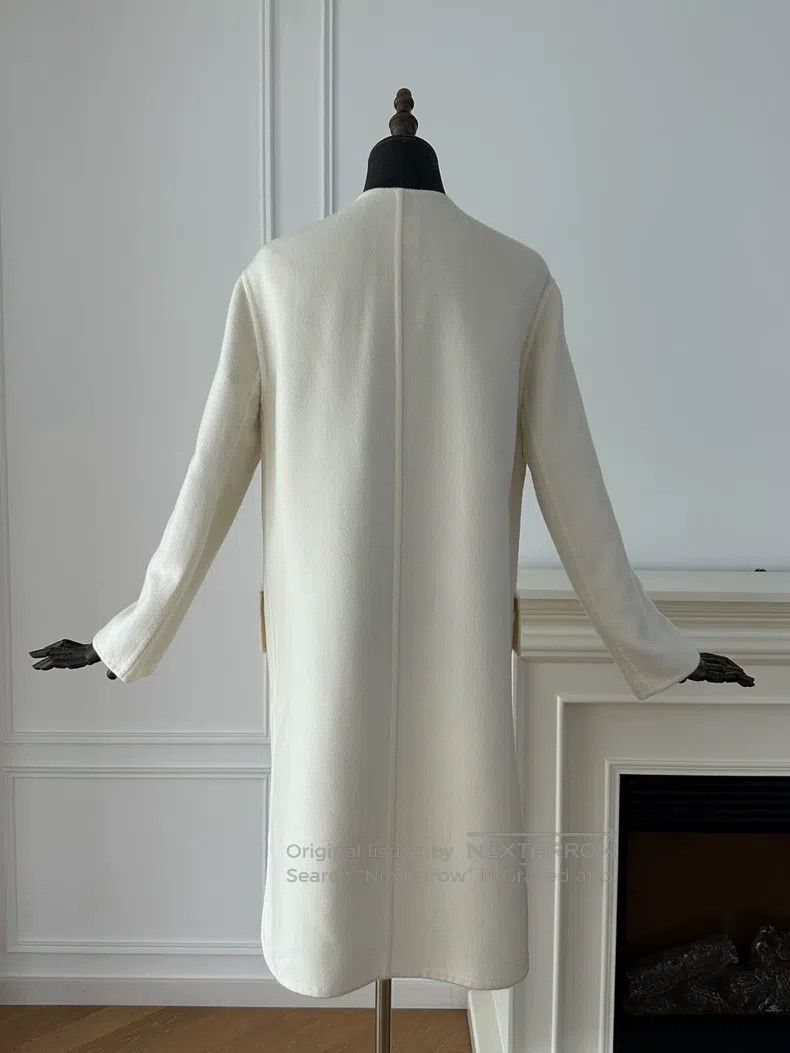 Other Hermes FW20 Solid Color Casual Waist Long Sleeve Coat, Mil Size 4XL / US 24-26 - 3 Thumbnail