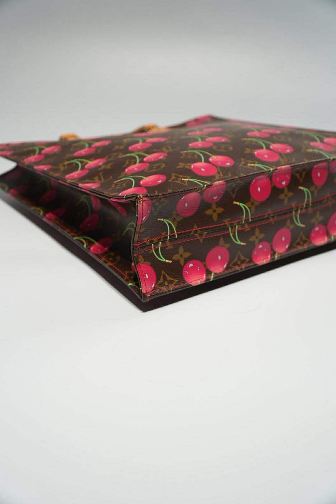 Louis Vuitton × Takashi Murakami Louis Vuitton Limited Edition Monogram Cerises Sac Plat Tote Size ONE SIZE - 6 Thumbnail