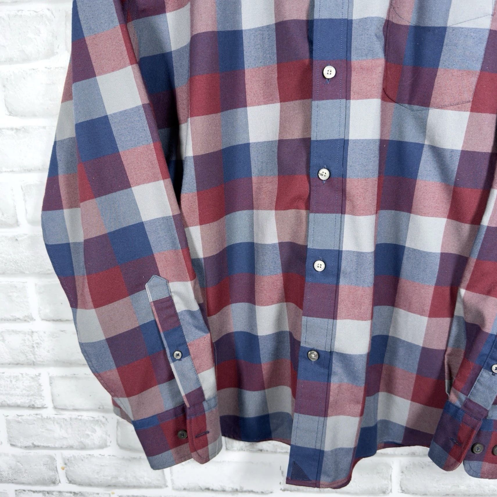 UNTUCKit UNTUCKit Plaid Long Sleeve Shirt Mens Size XL Button Down Untuckit Shirt Size US XL / EU 56 / 4 - 3 Thumbnail