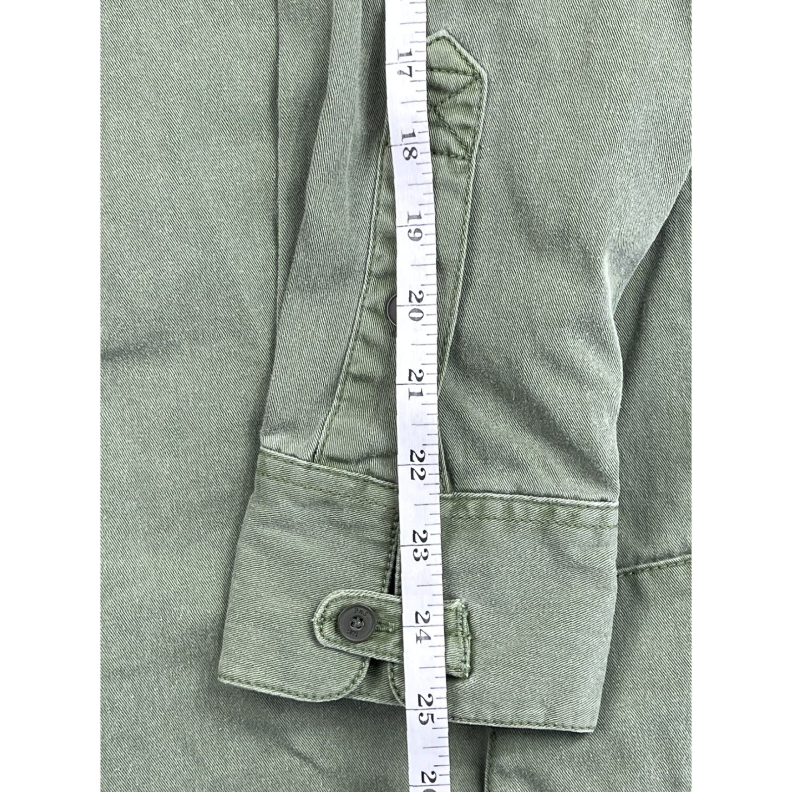 Vintage Field & Stream Men's Canvas Fishing Button Up Shirt Long Sleeve Casual Green Size L Size US L / EU 52-54 / 3 - 7 Thumbnail