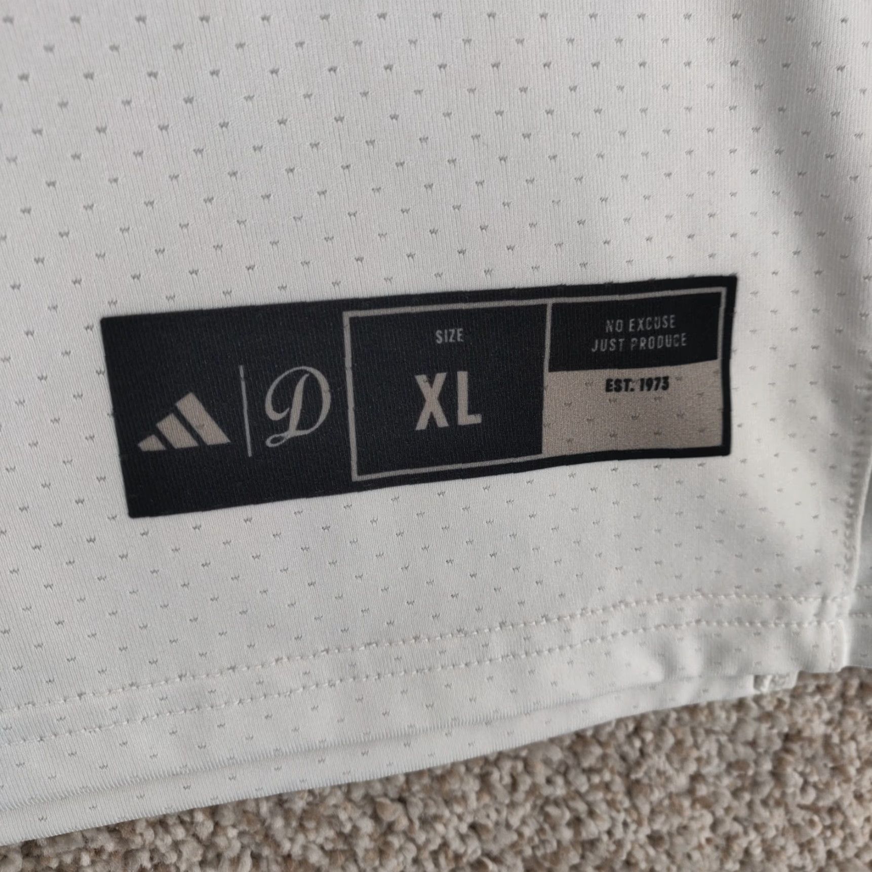 Adidas Adidas Drew League Jersey XL White Gold 7 South Central LA Rare 2023 50th Size US XL / EU 56 / 4 - 3 Thumbnail