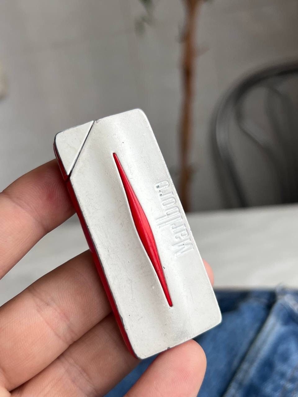 Marlboro × Vintage Y2K ELEGANCE MARLBORO GEOMETRIC METAL PUNK ROCK LIGHTER Size ONE SIZE - 3 Thumbnail