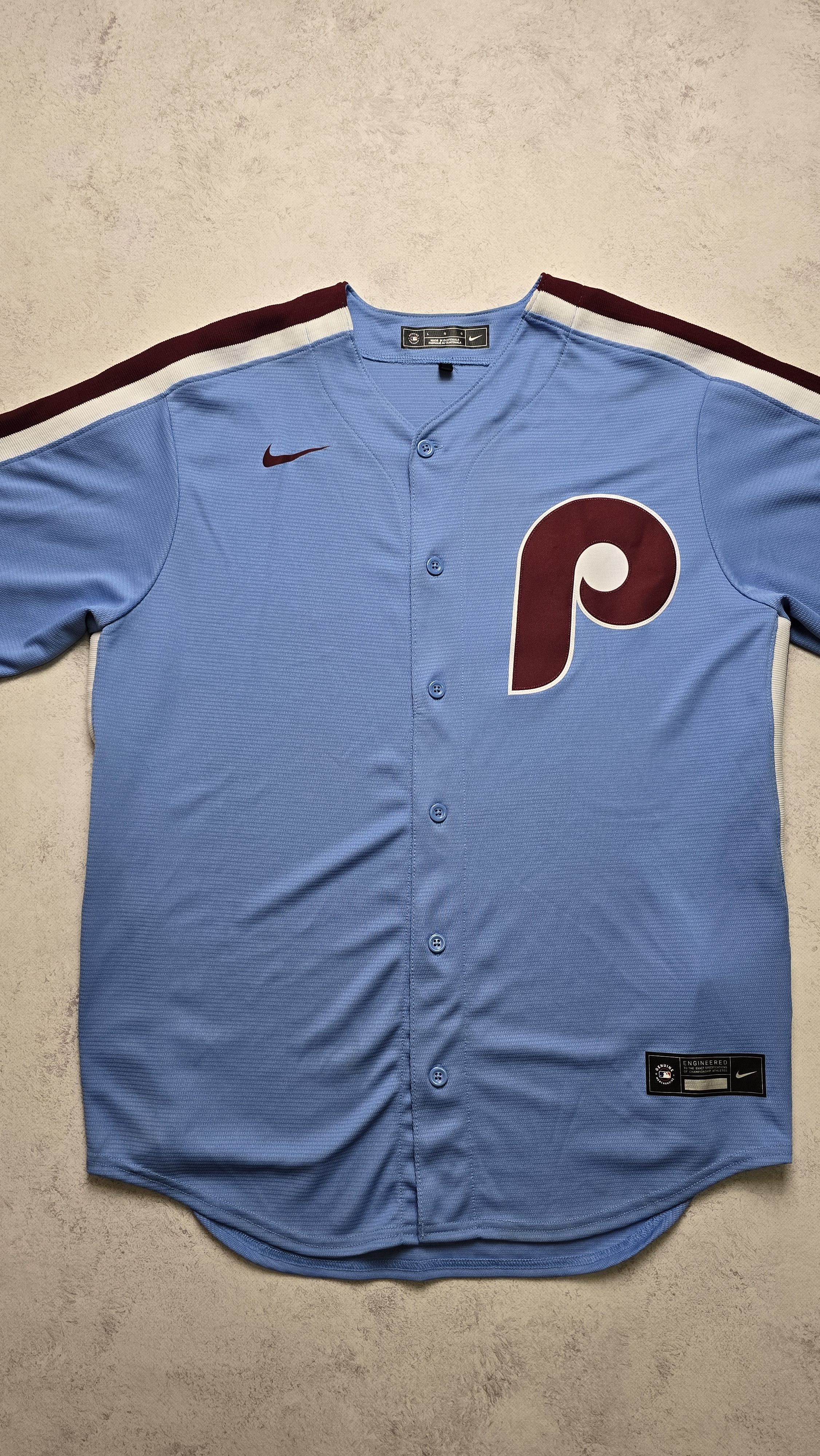 Nike Nike Blue Philadelphia Phillies Throwback Baseball Jersey Size US L / EU 52-54 / 3 - 4 Thumbnail