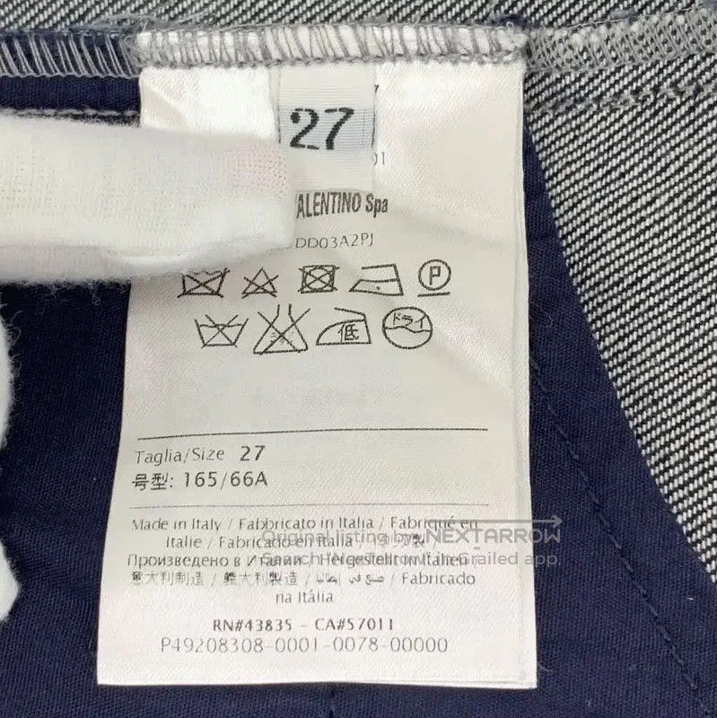 Valentino Valentino Blue Cotton Butterfly Embroidered Shorts . Size 26" / US 2 / IT 38 - 6 Thumbnail