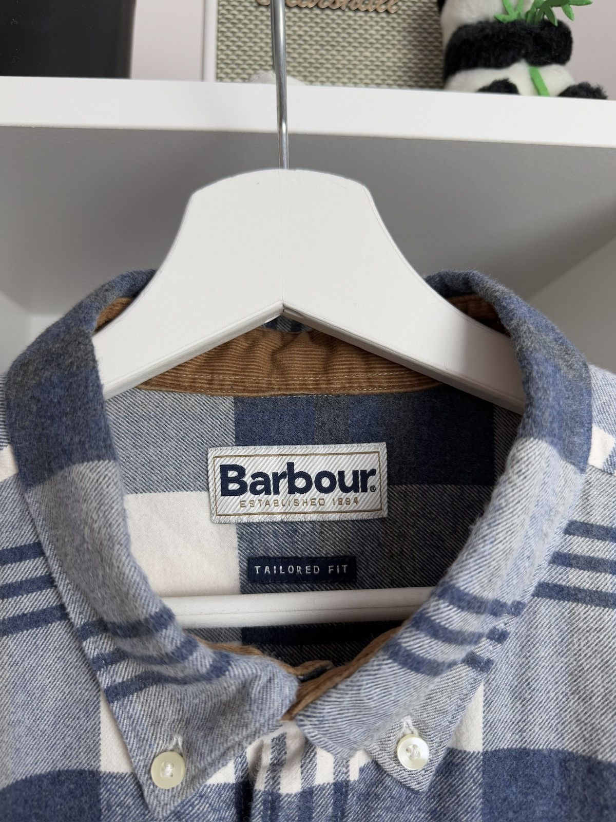 Barbour × Designer Barbour tartan flannel longsleeve shirt M designer y2k classy Size US M / EU 48-50 / 2 - 6 Thumbnail