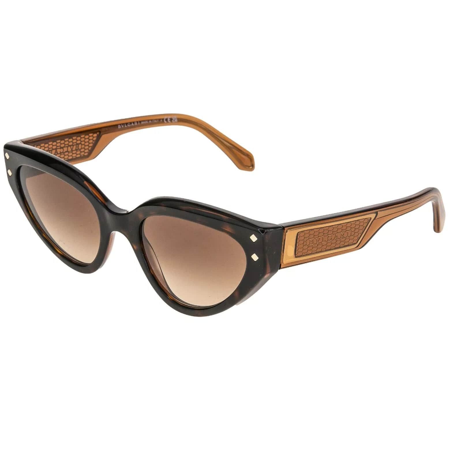 Bvlgari BVLGARI Serpenti VIPER BV8256 Brown Gold Metal Sunglass 8256 Size ONE SIZE - 7 Thumbnail