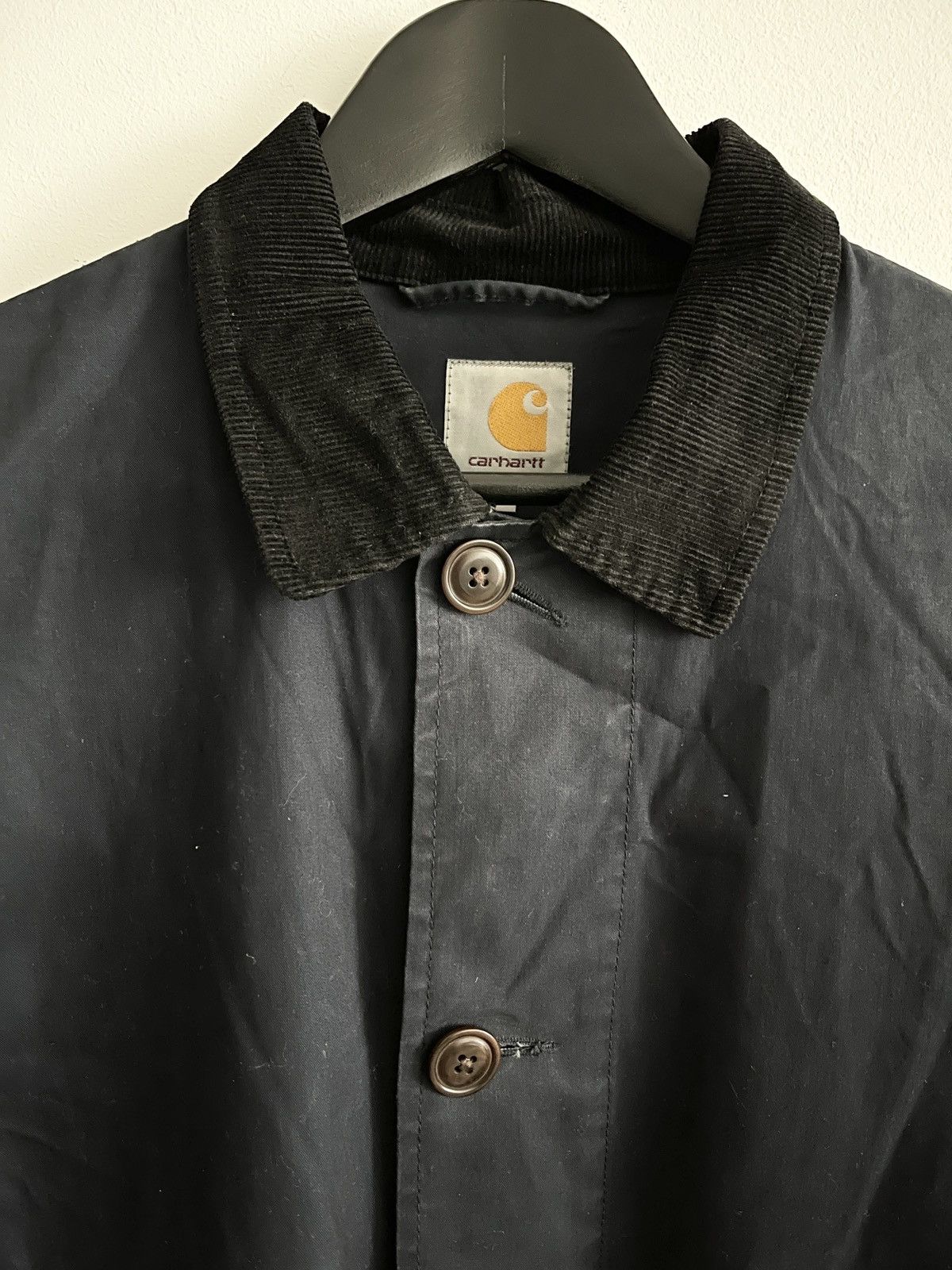 Carhartt STEAL! 2010s Carhartt WIP Navy Martin Jacket (L) Size US L / EU 52-54 / 3 - 3 Thumbnail