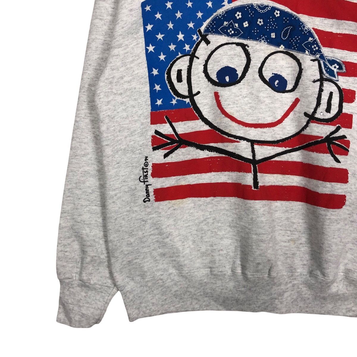 Vintage Danny First Vintage Made In USA sweatshirt Big Logo Medium Size US M / EU 48-50 / 2 - 3 Thumbnail