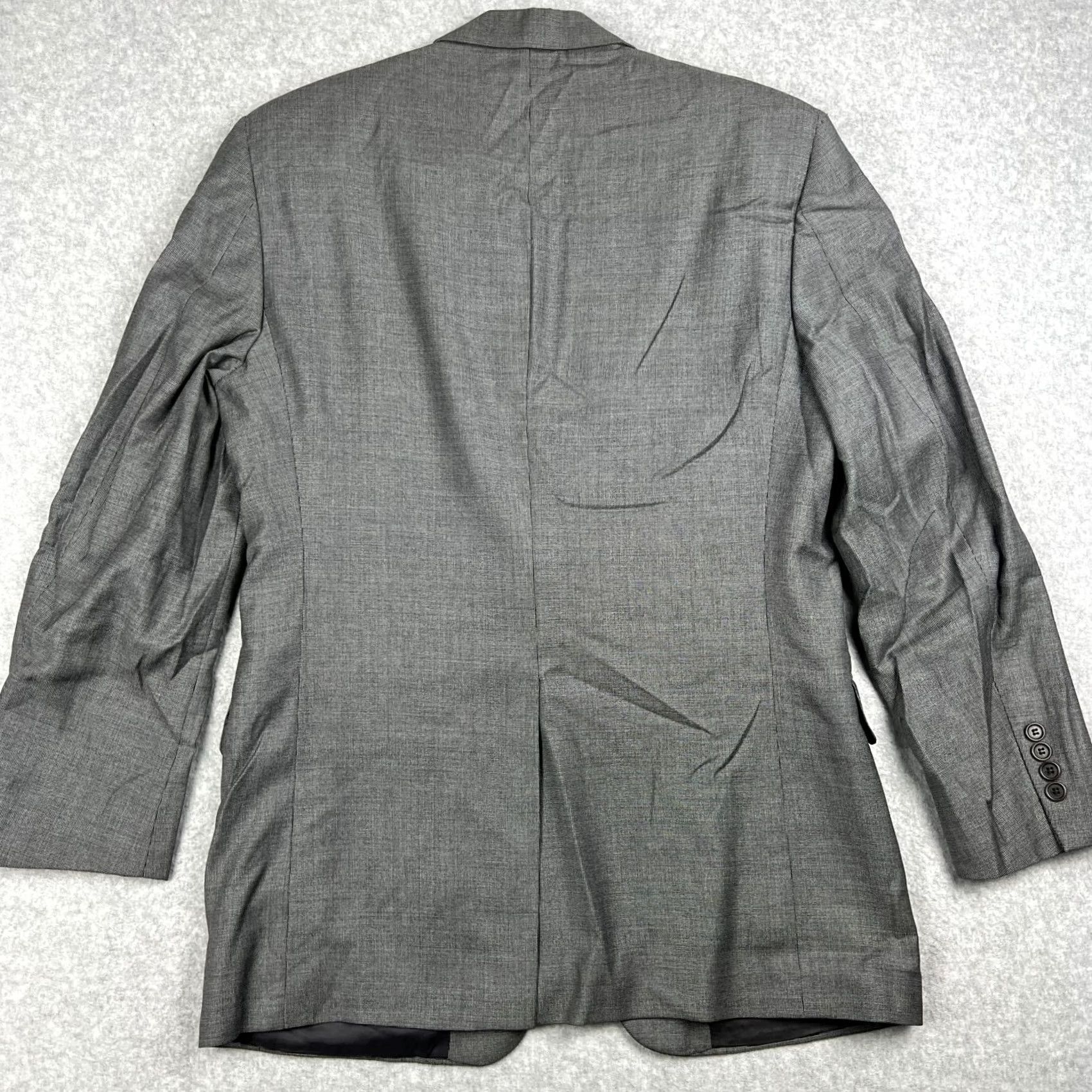 Brooks Brothers Brooks Brothers Loro Piana Wool Blazer 39R Mens Grey Suit Jacket Size 40R - 2 Thumbnail