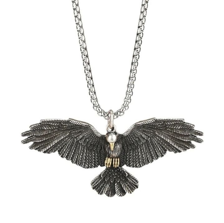 Jewelry × Vintage Classic Eagle Wings Pendant Necklace Size ONE SIZE - 4 Thumbnail