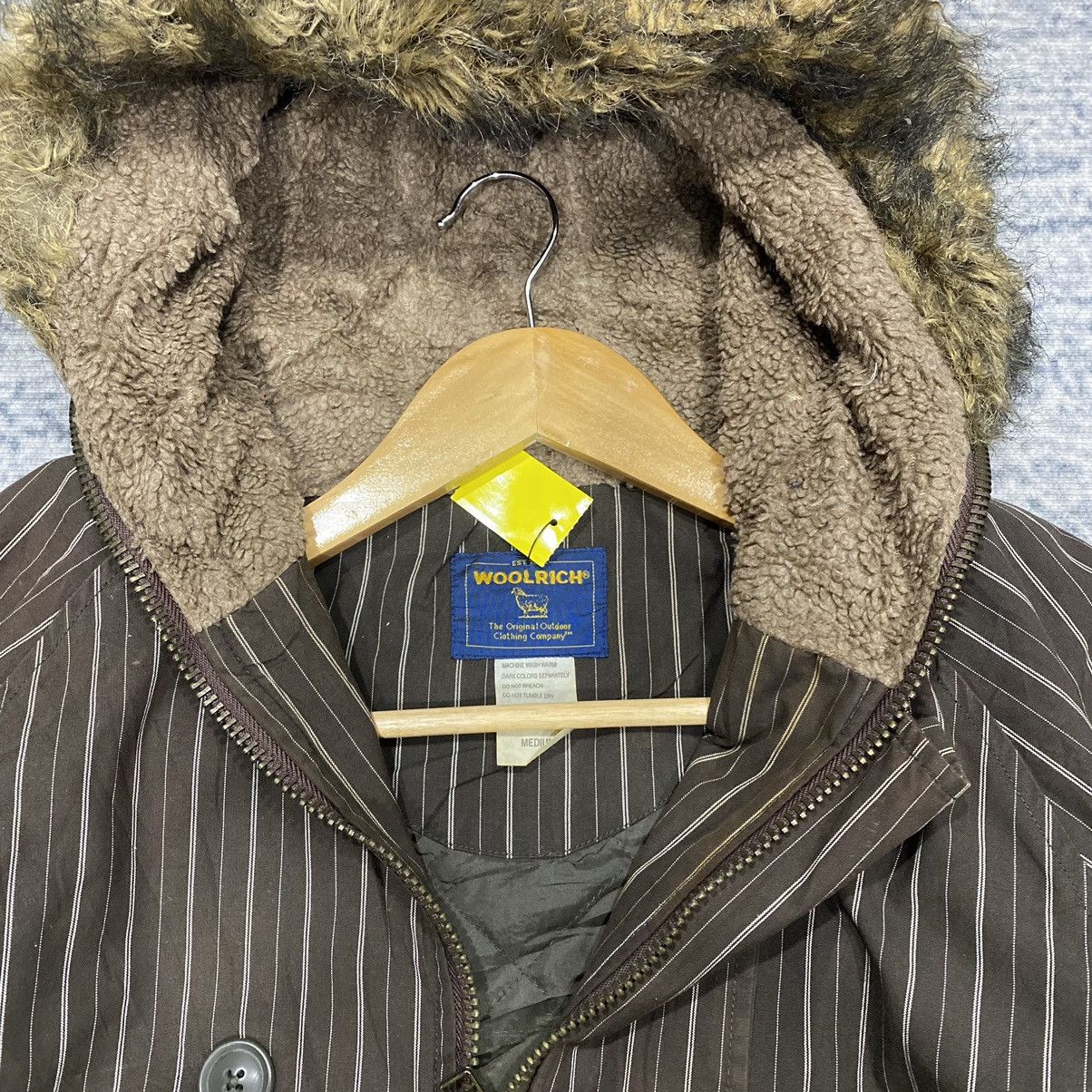 Vintage × Woolrich Woolen Mills Woolrich Winter Jacket Fur Hooded Jacket 80s Size US M / EU 48-50 / 2 - 8 Thumbnail