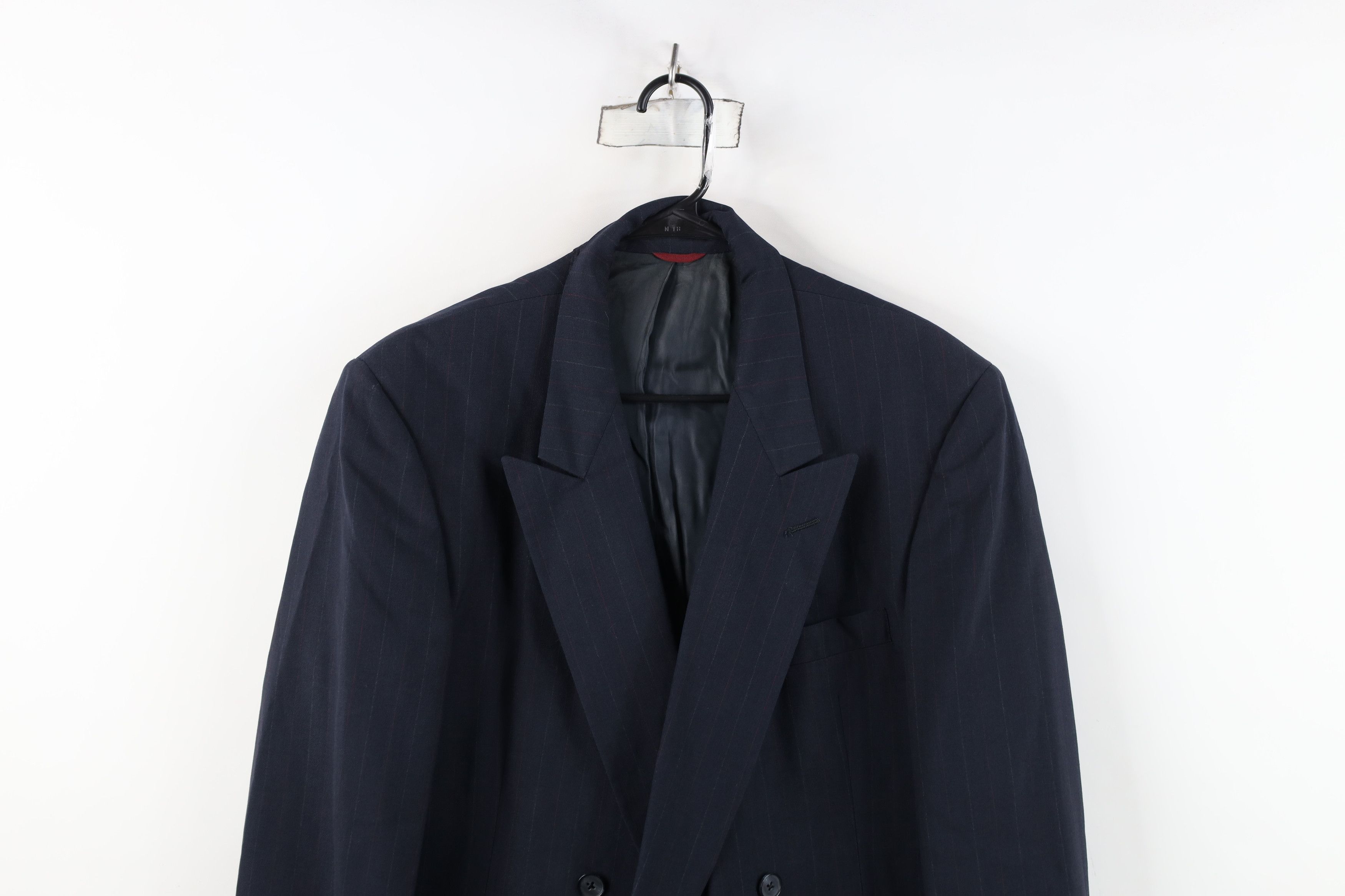 Vintage Vintage 80s 90s Double Breasted Blazer Suit Coat Jacket USA Size US XXL / EU 58 / 5 - 2 Thumbnail