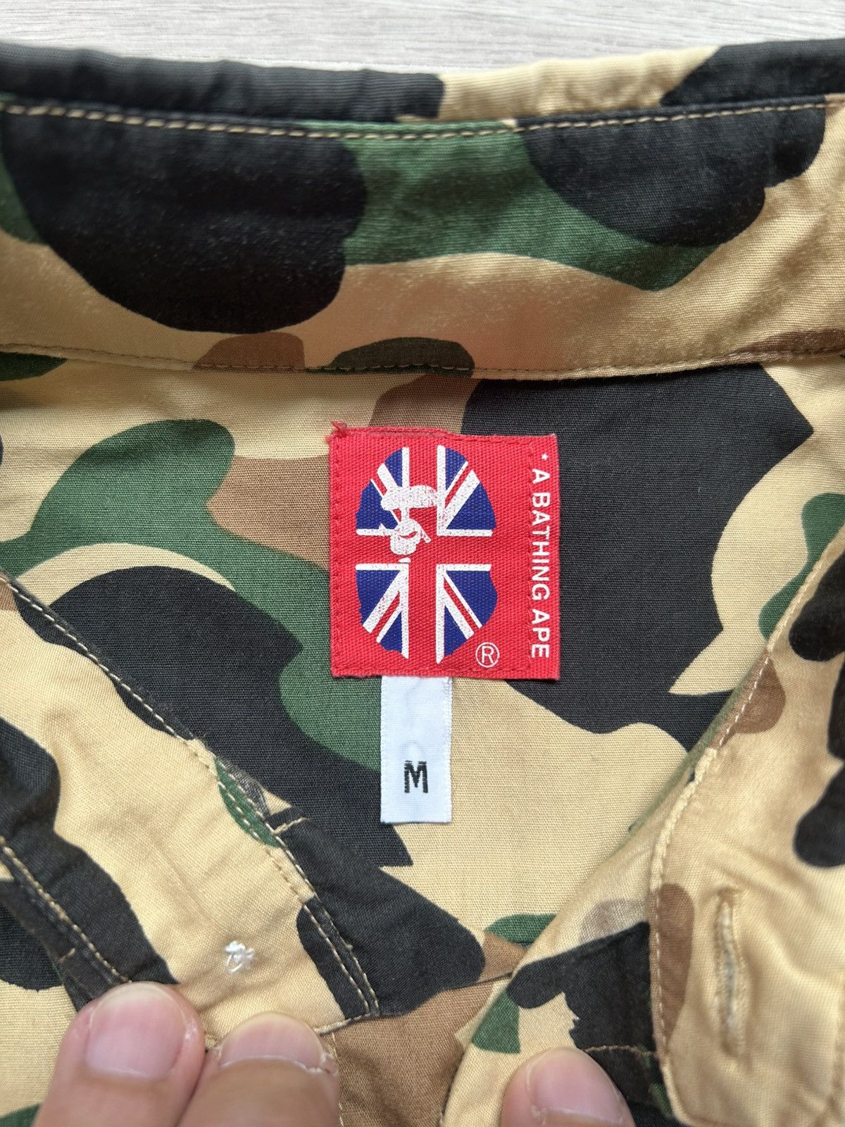 Bape Bape OG 1st Yellow Camo Shirt [Size M] Size US M / EU 48-50 / 2 - 2 Thumbnail