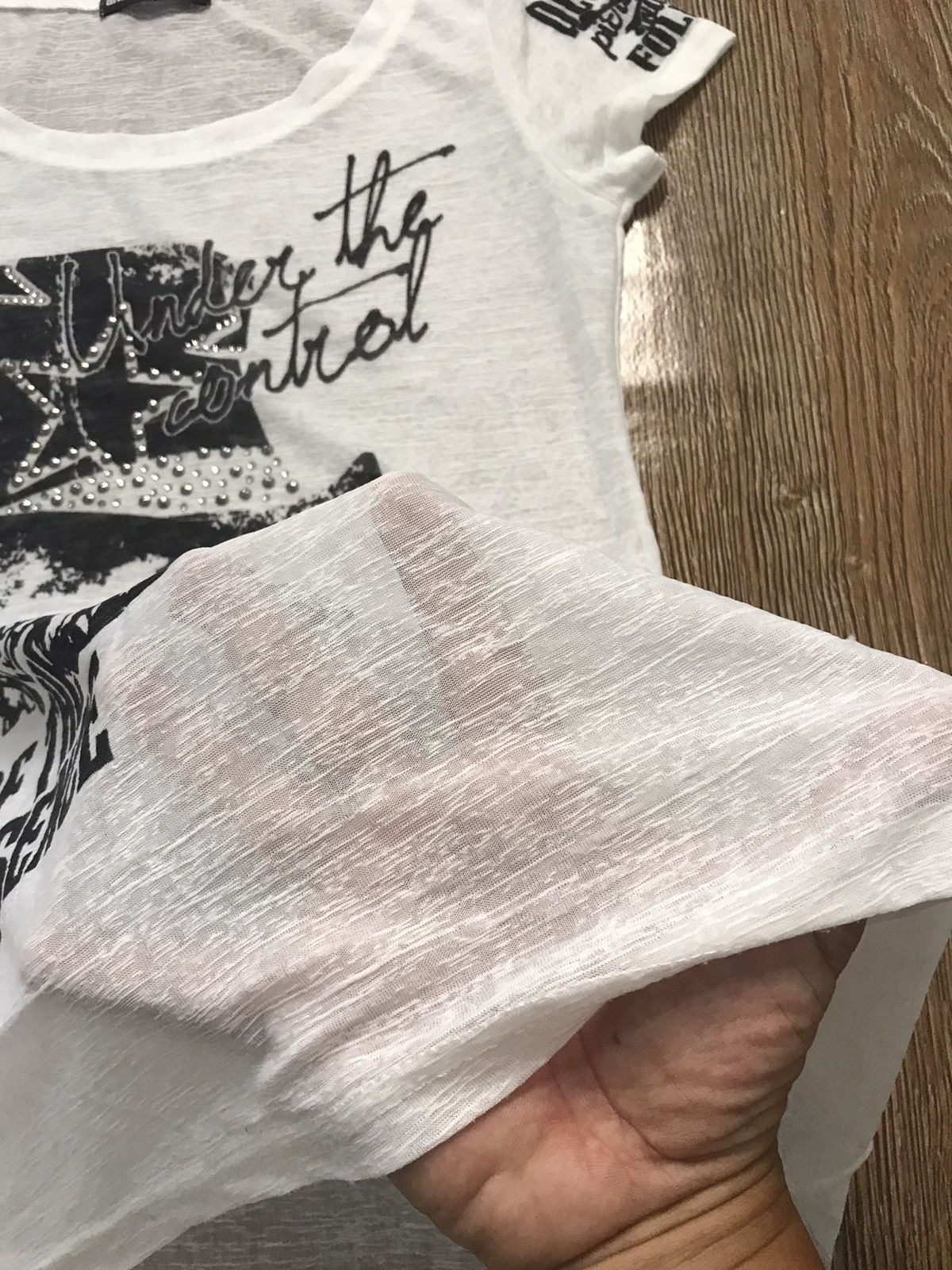 If Six Was Nine × KMRii × Le Grande Bleu (L.G.B.) Ghost Of Harlem White Skull Big Print Tshirt Size US XS / EU 42 / 0 - 5 Thumbnail