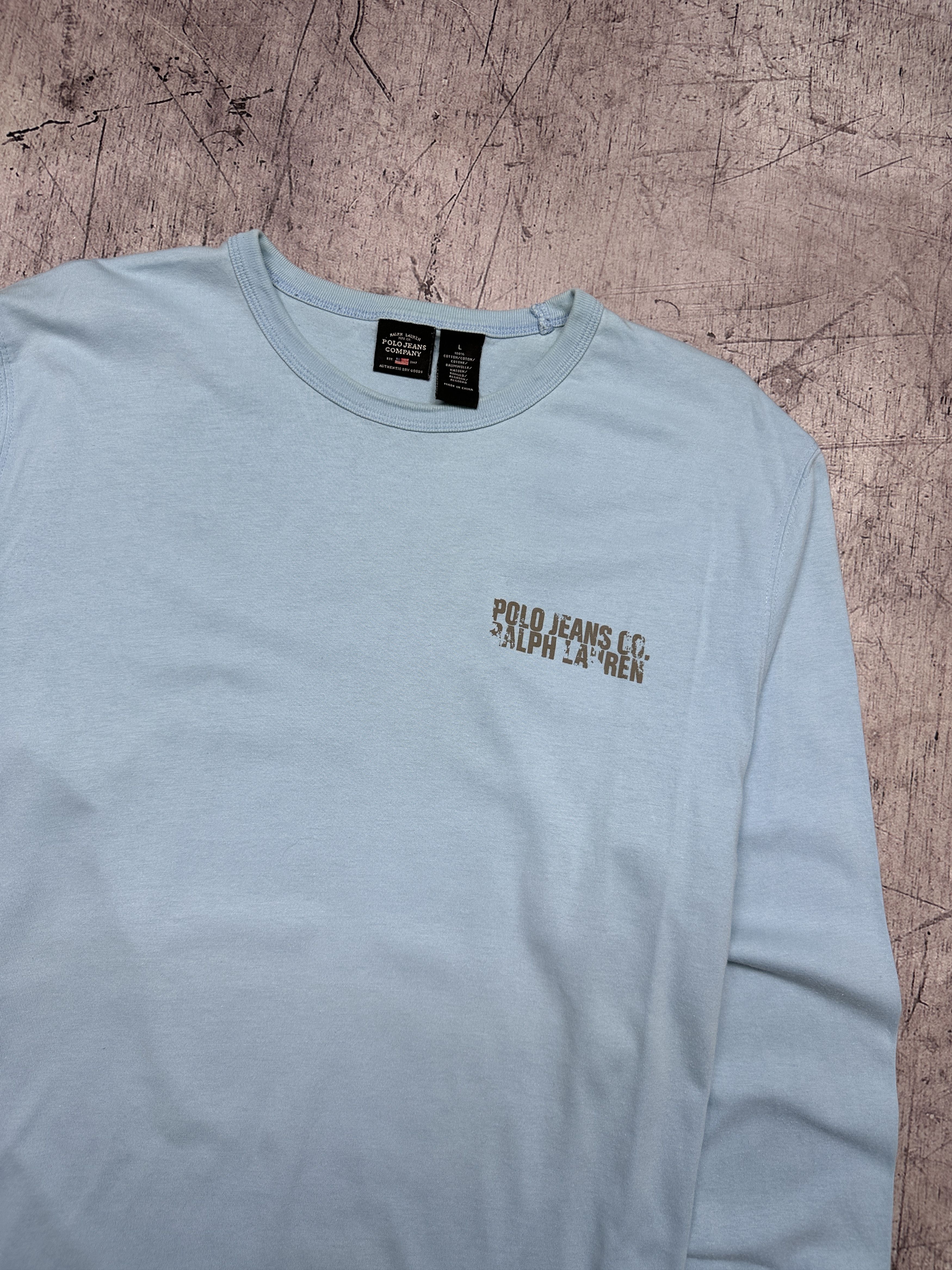 Polo Ralph Lauren Polo Jeans Ralph Lauren Mens Long Sleeve T-Shirt Size US L / EU 52-54 / 3 - 2 Thumbnail