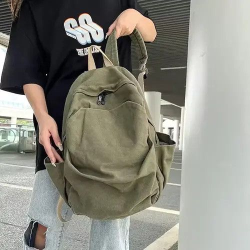 Homemade × Japanese Brand Bag Fashion Canvas backpack aesthetic Size ONE SIZE - 1 Thumbnail