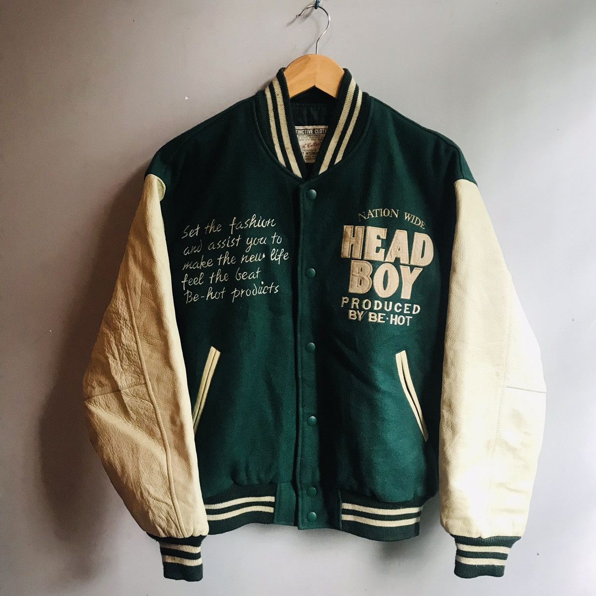 Designer × Vintage Vintage Head Boy Limited Edition Varsity Jacket Size US L / EU 52-54 / 3 - 3 Thumbnail