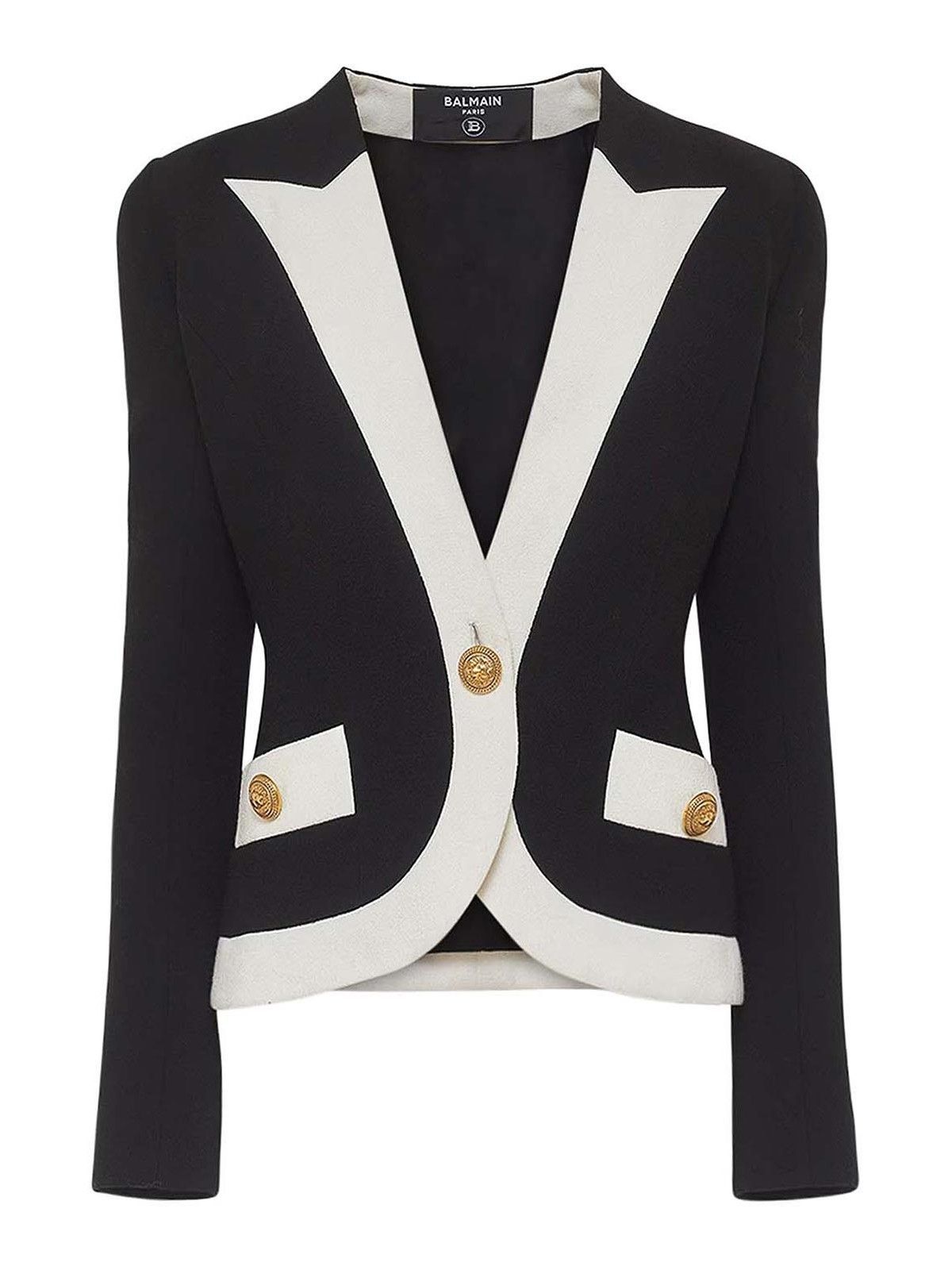 o1y0525 Blazer in Black/White