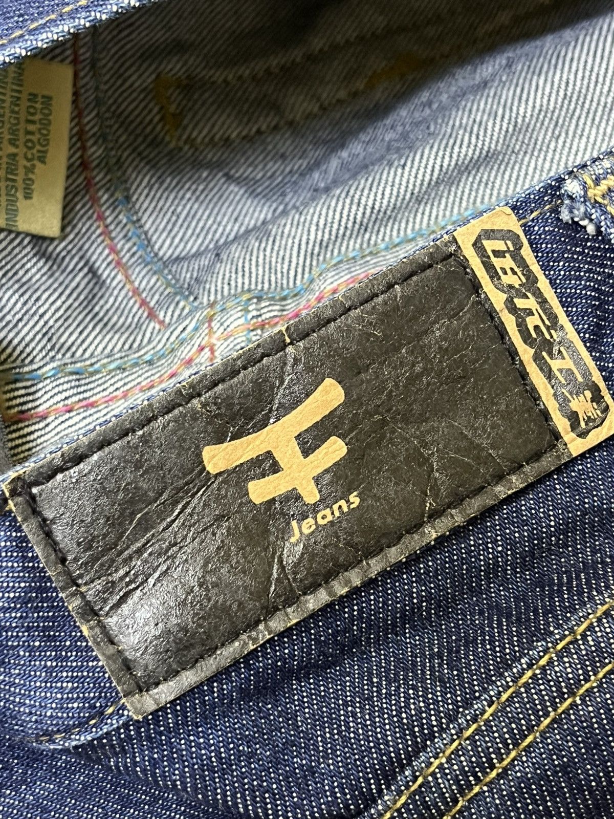 Japanese Brand sick🔥BEBE x KOSIUKO corduroy patchwork & bead flared jeans Size US 34 / EU 50 - 20 Thumbnail