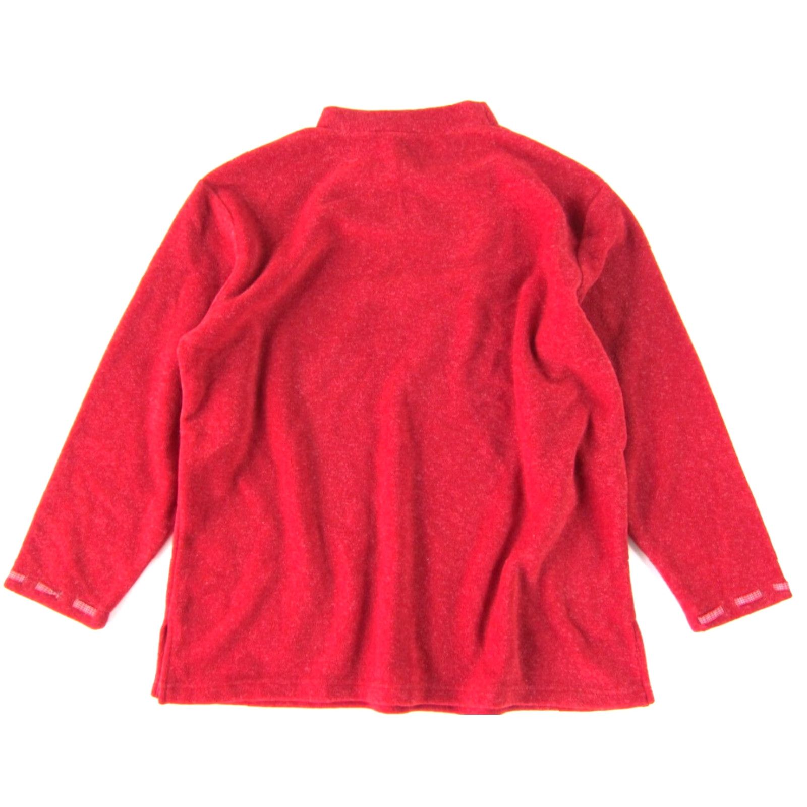 Vintage VTG Cindy Bai Red Fleece Mock Neck Long Sleeve Pullover Sweater Women 2X NWT Vintage 90s style Pullover Womens Red Fleece 2X Sweater Size XXL / US 16-18 / IT 52-54 - 2 Thumbnail