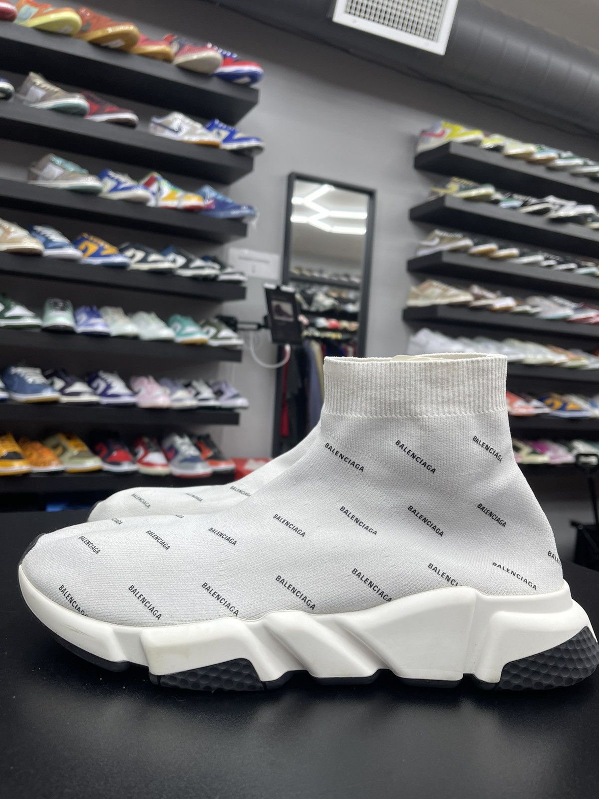 Speed Sock Trainers Balenciaga Sock Sneakers Grey Size 12