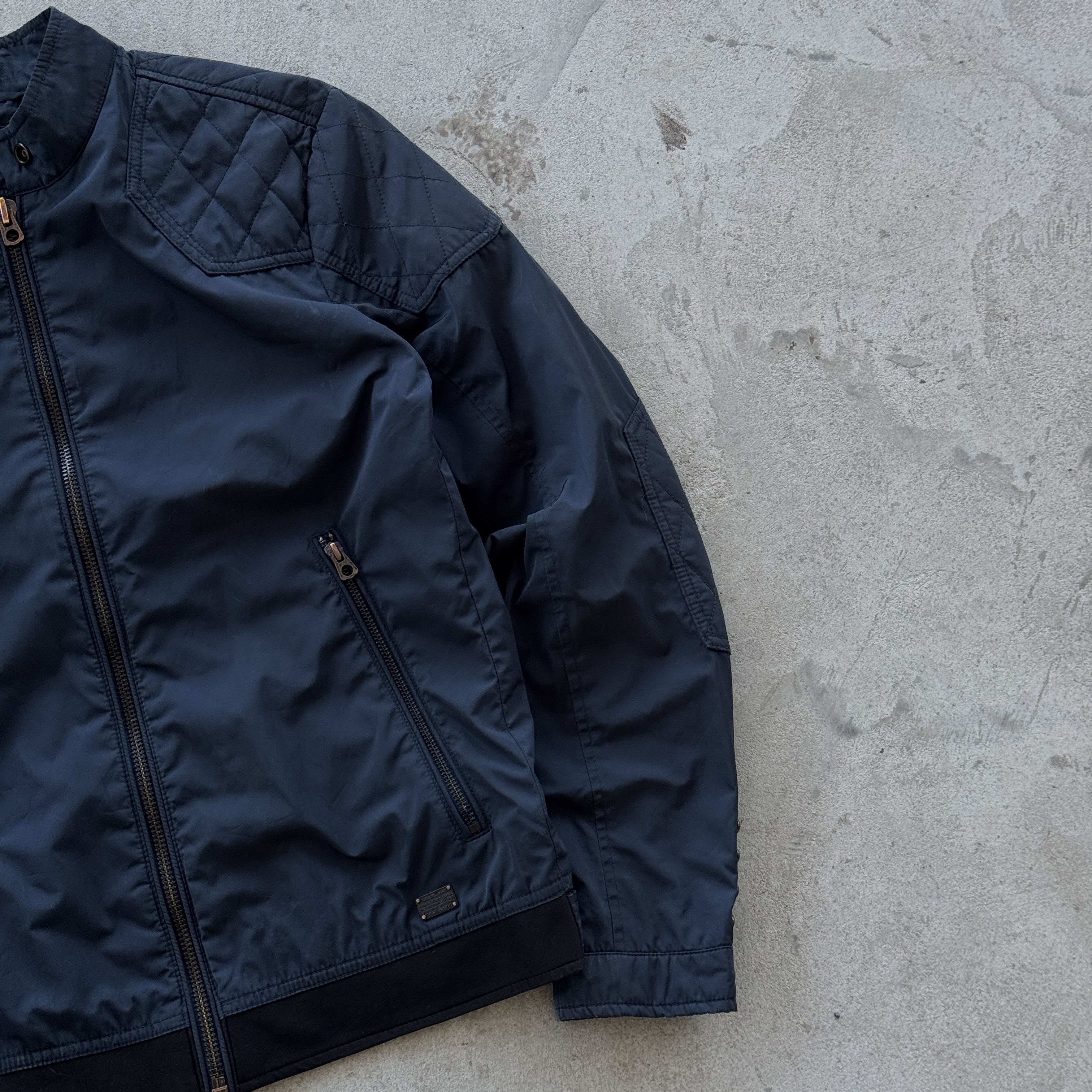 Diesel Vintage Diesel Moto Racer Bomber Jacket Quilted Shoulder Size US M / EU 48-50 / 2 - 2 Thumbnail