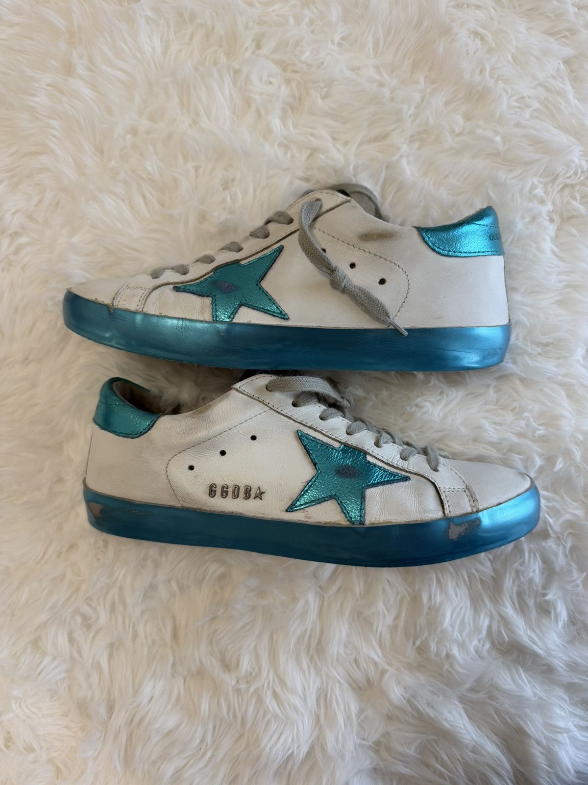 Golden Goose Golden Goose Deluxe Brand Men's Superstar Sneakers Size US 6 / EU 39 - 2 Thumbnail