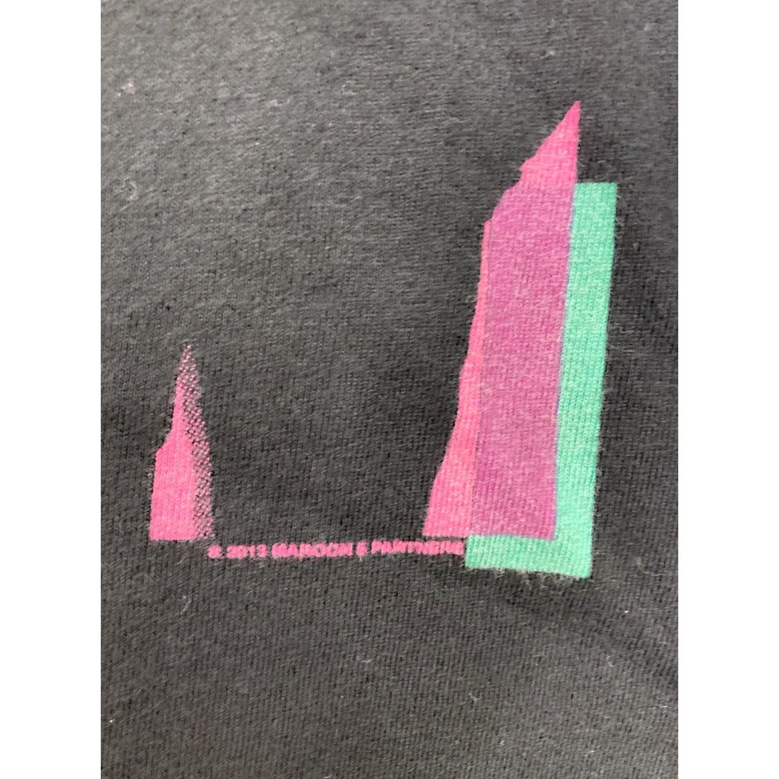 American Apparel Maroon 5 North American Tour 2013 Graphic T-shirt Women Small Black Music Size S / US 4 / IT 40 - 3 Thumbnail