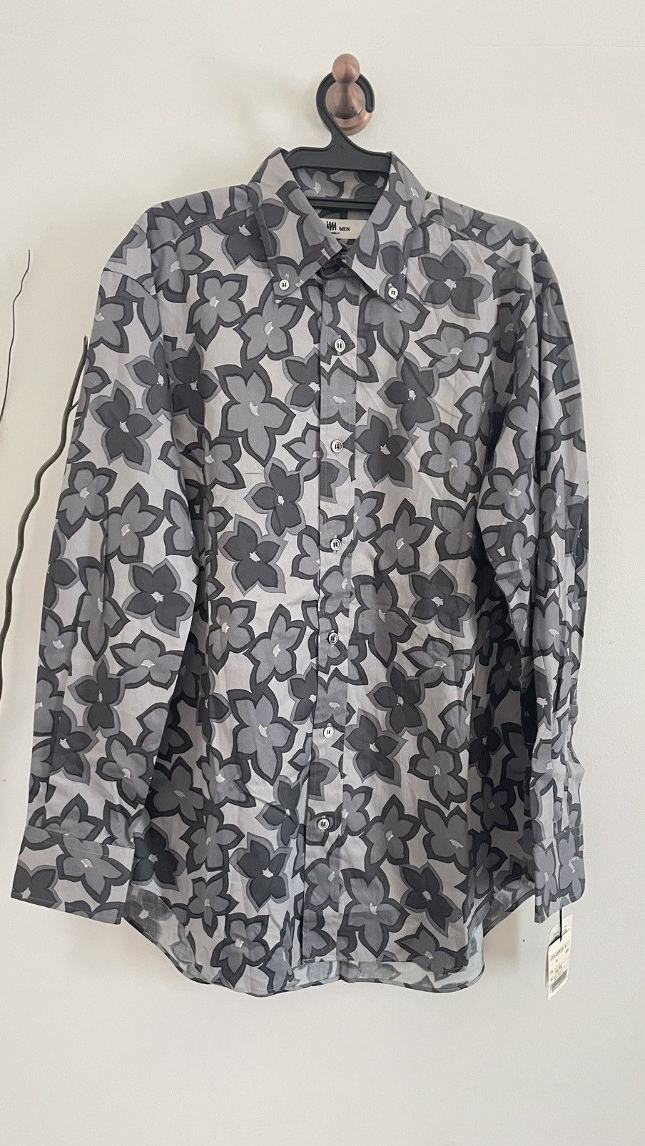 NOS Issey Miyake Men flora motive shirts